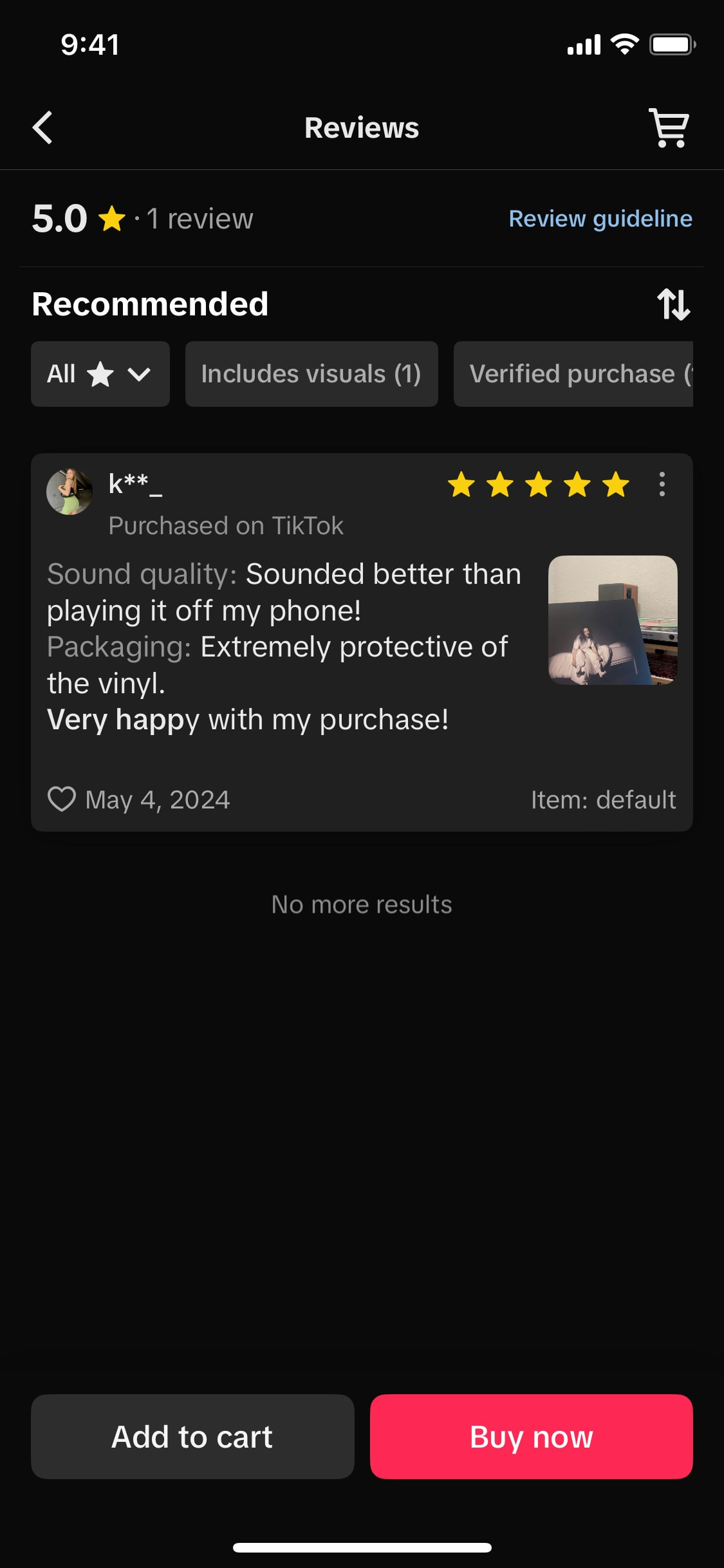 TikTok iOS screen 190