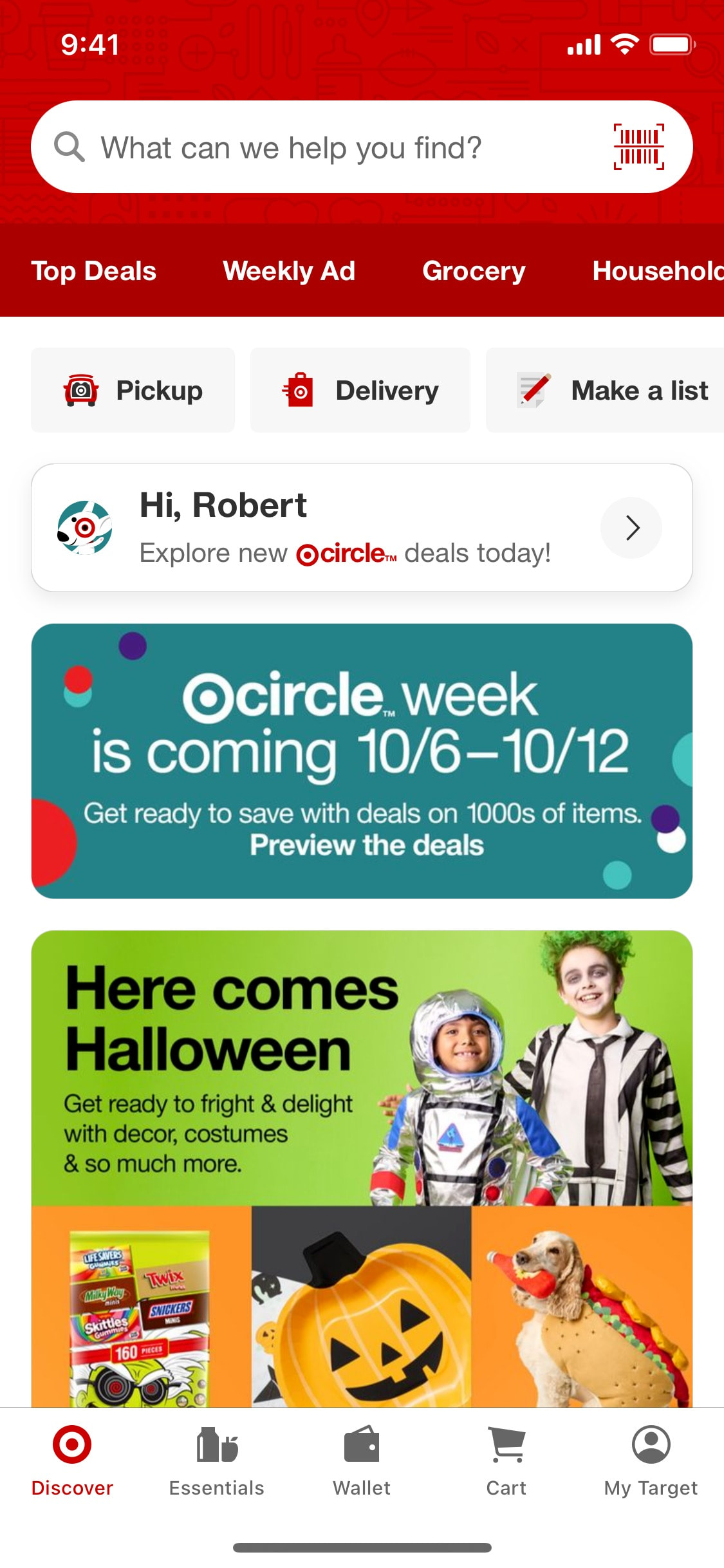 Target iOS screen 627