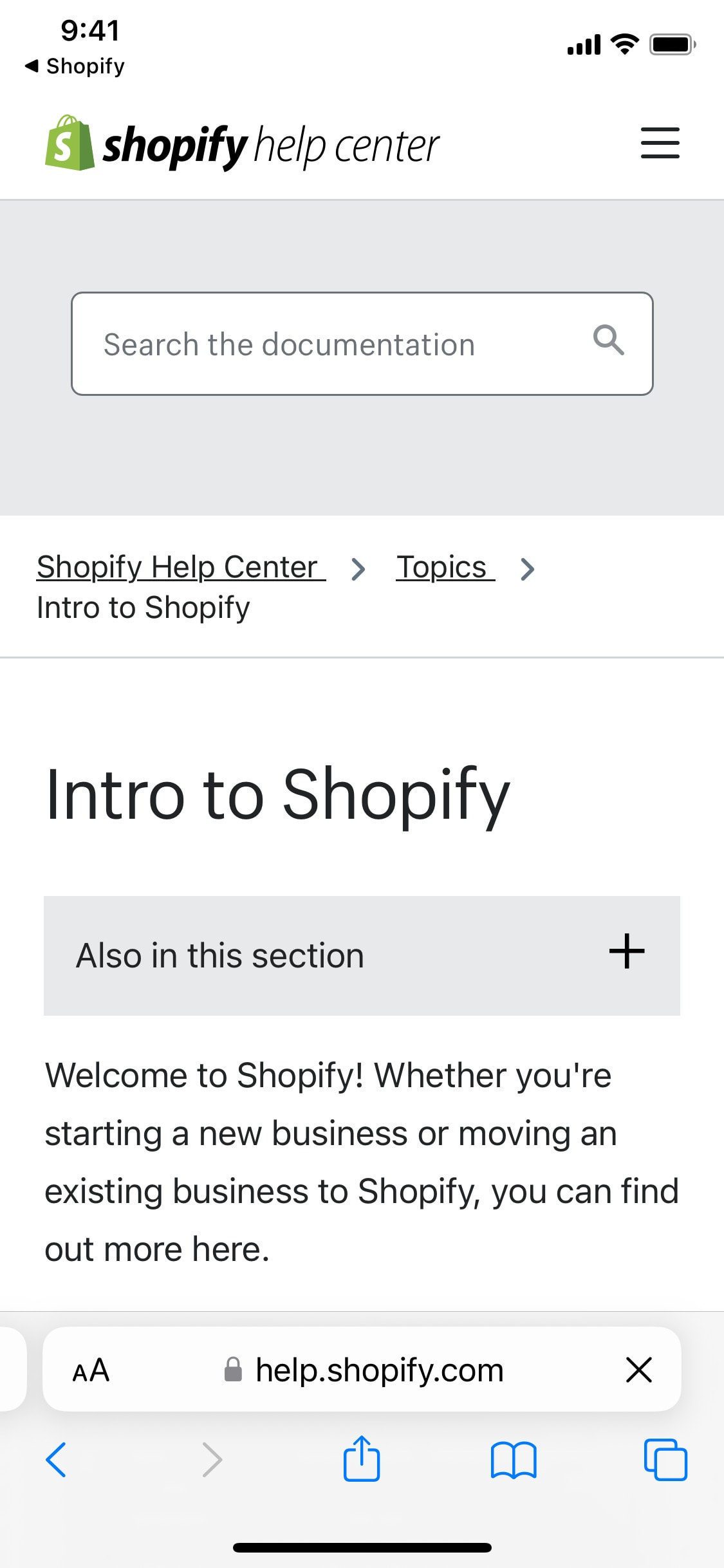 Shopify iOS screen 215