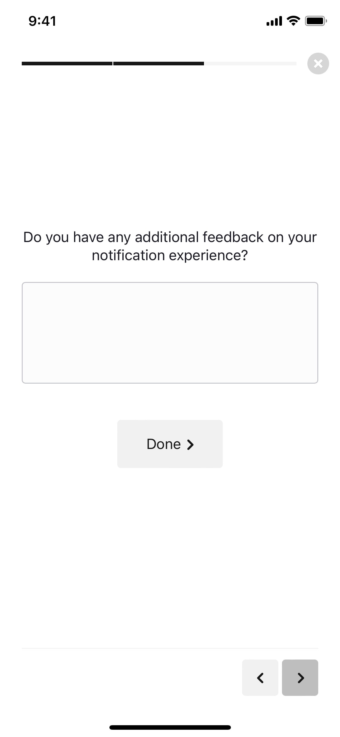 Klarna iOS screen 347