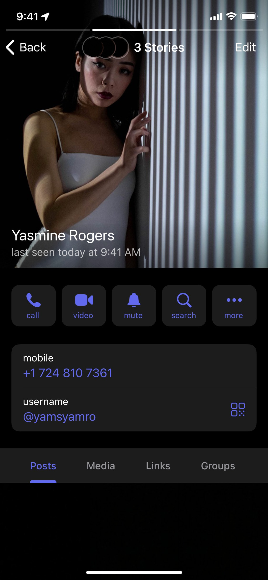 Telegram iOS screen 77