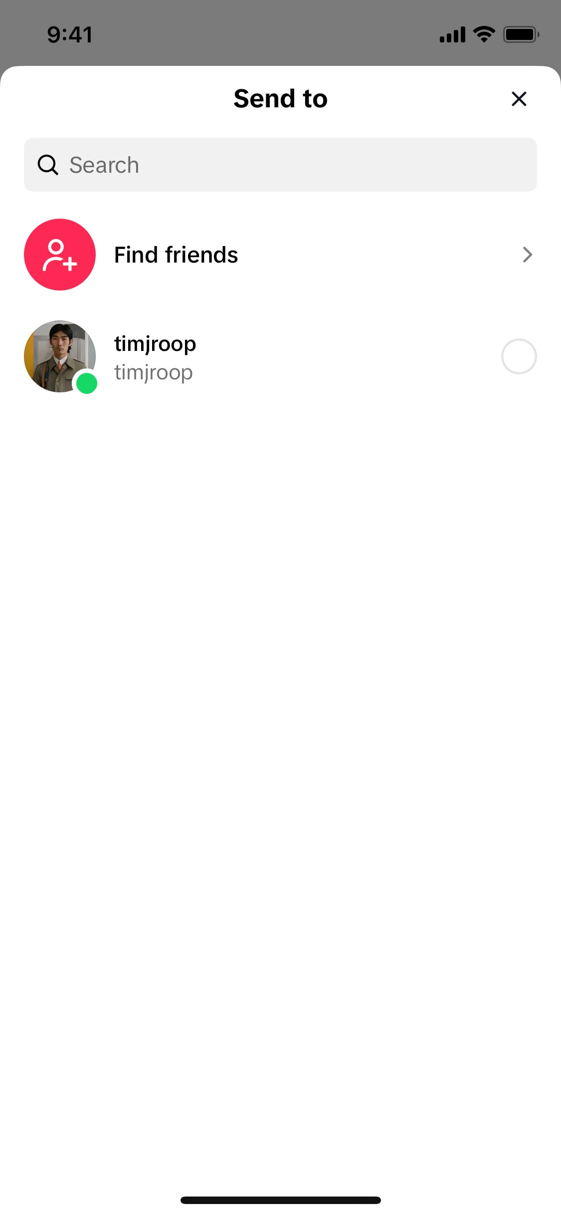 TikTok iOS screen 153