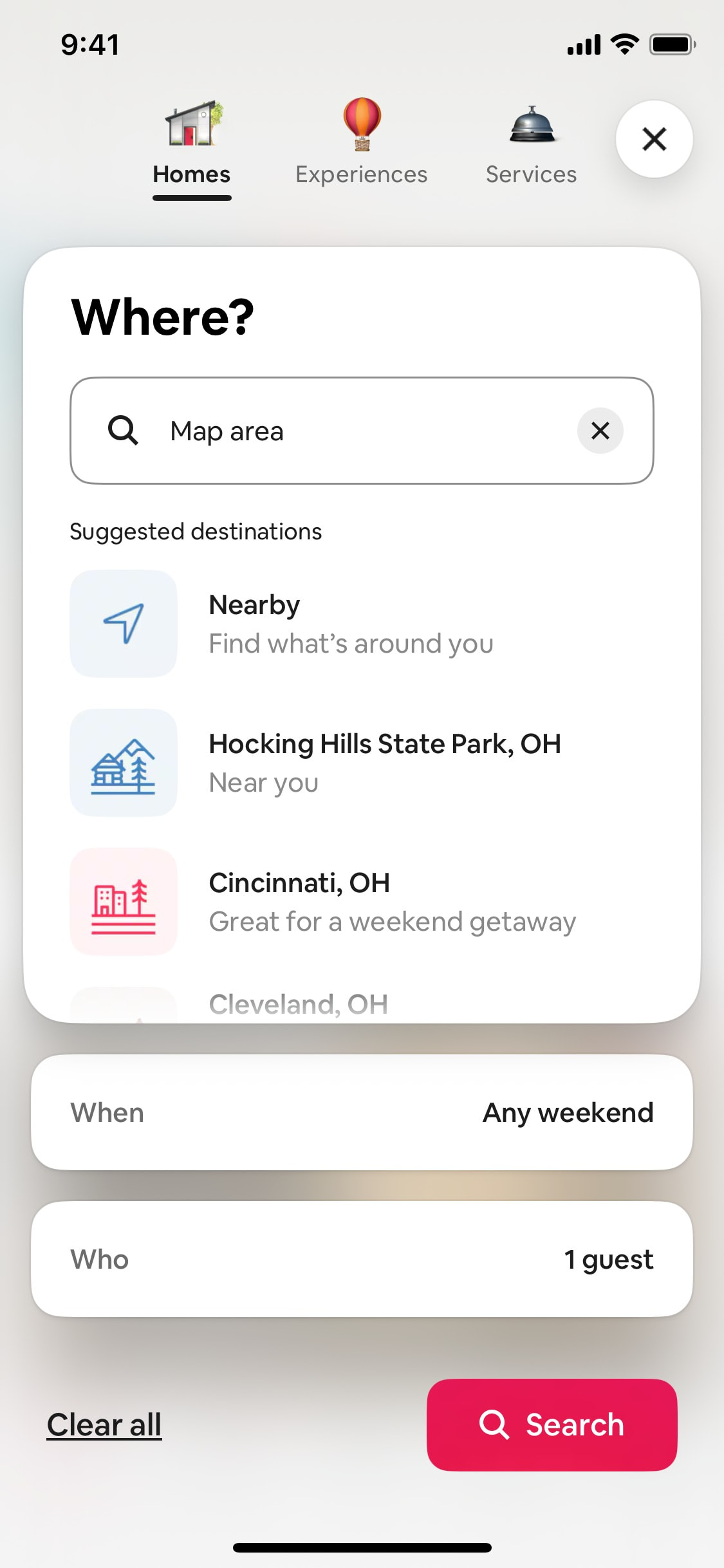 Airbnb iOS screen 205