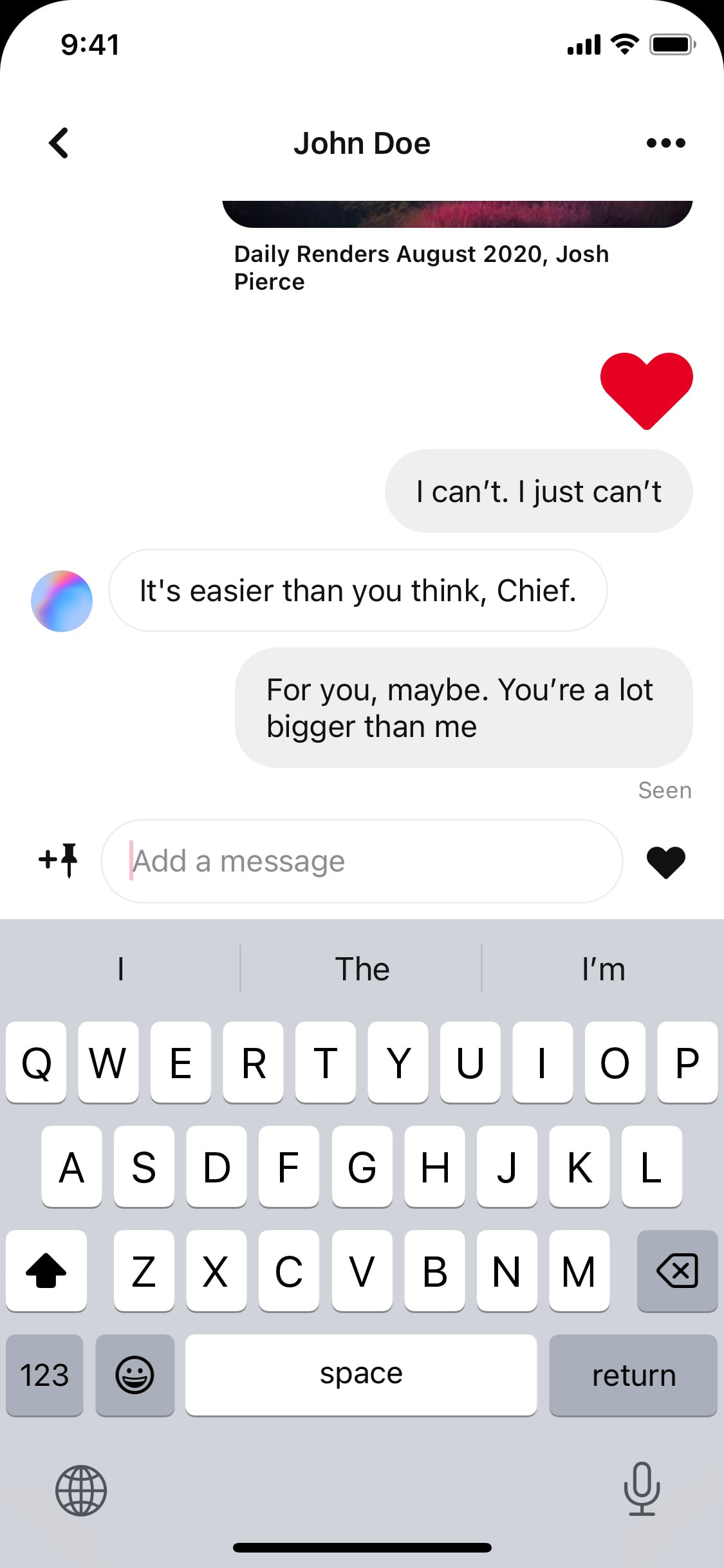Pinterest iOS screen 164