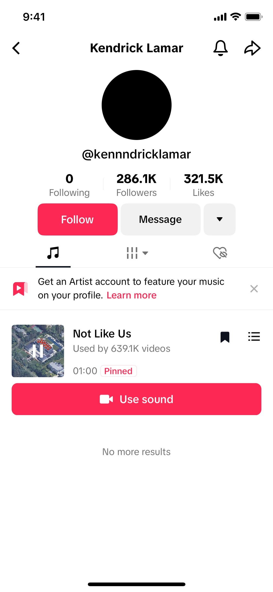 TikTok iOS screen 383
