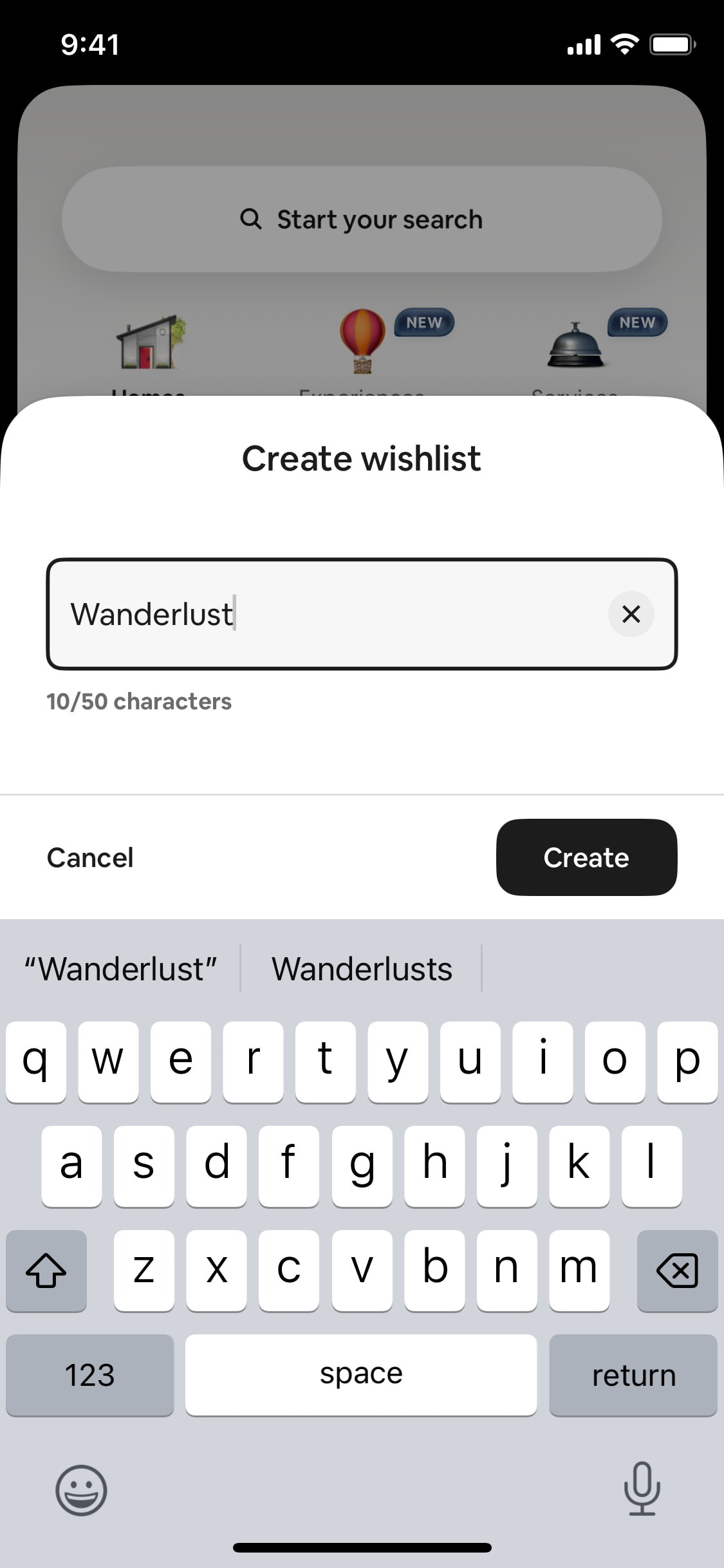 Airbnb iOS screen 67