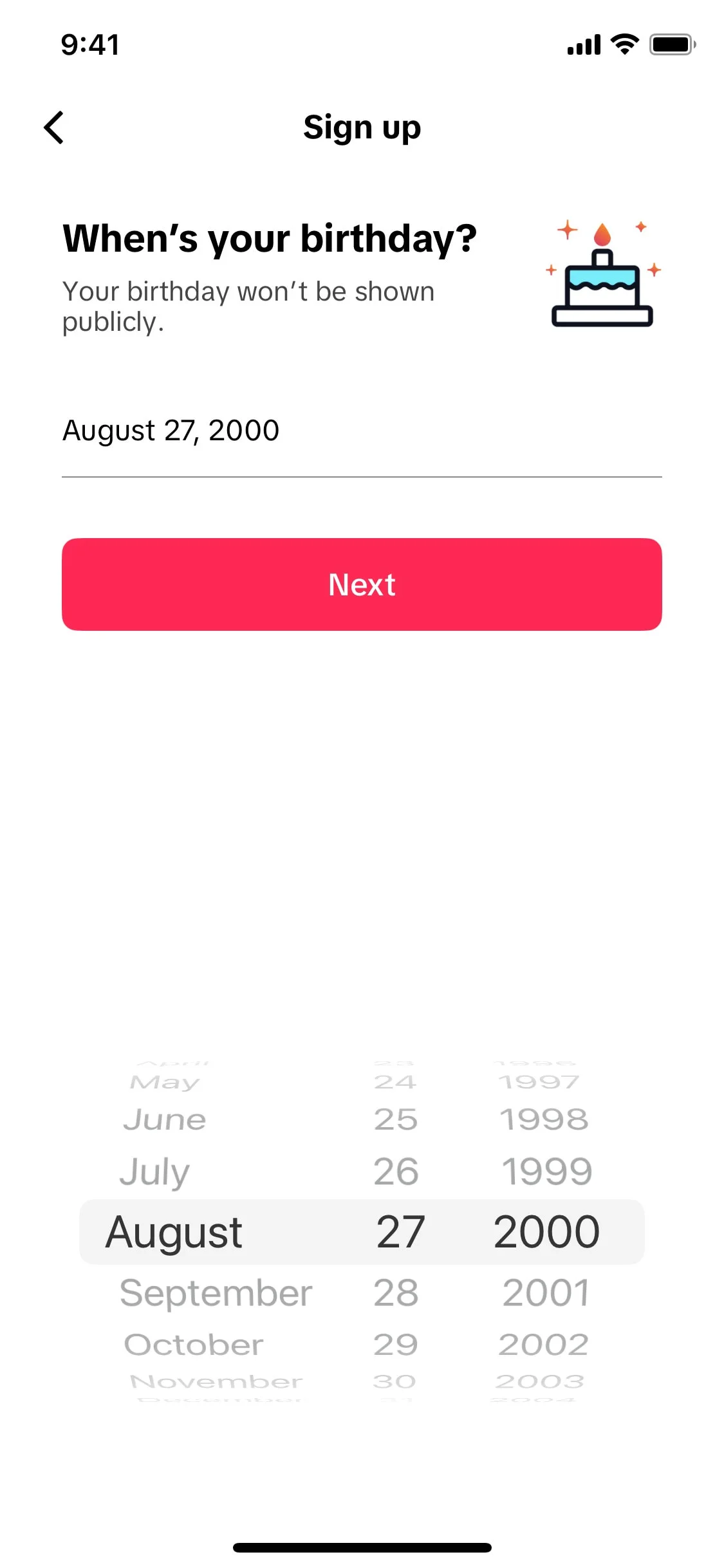 TikTok iOS screen 12