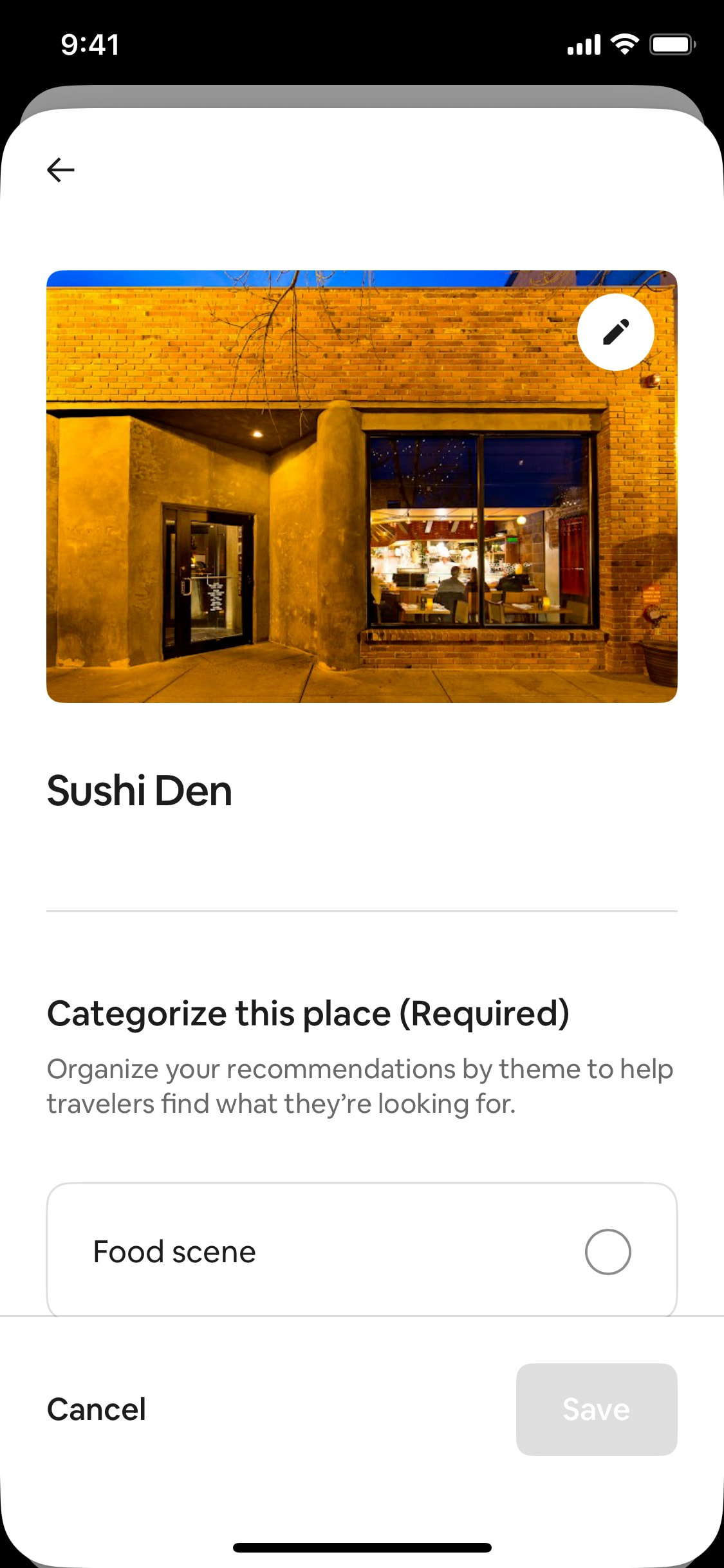 Airbnb iOS screen 504