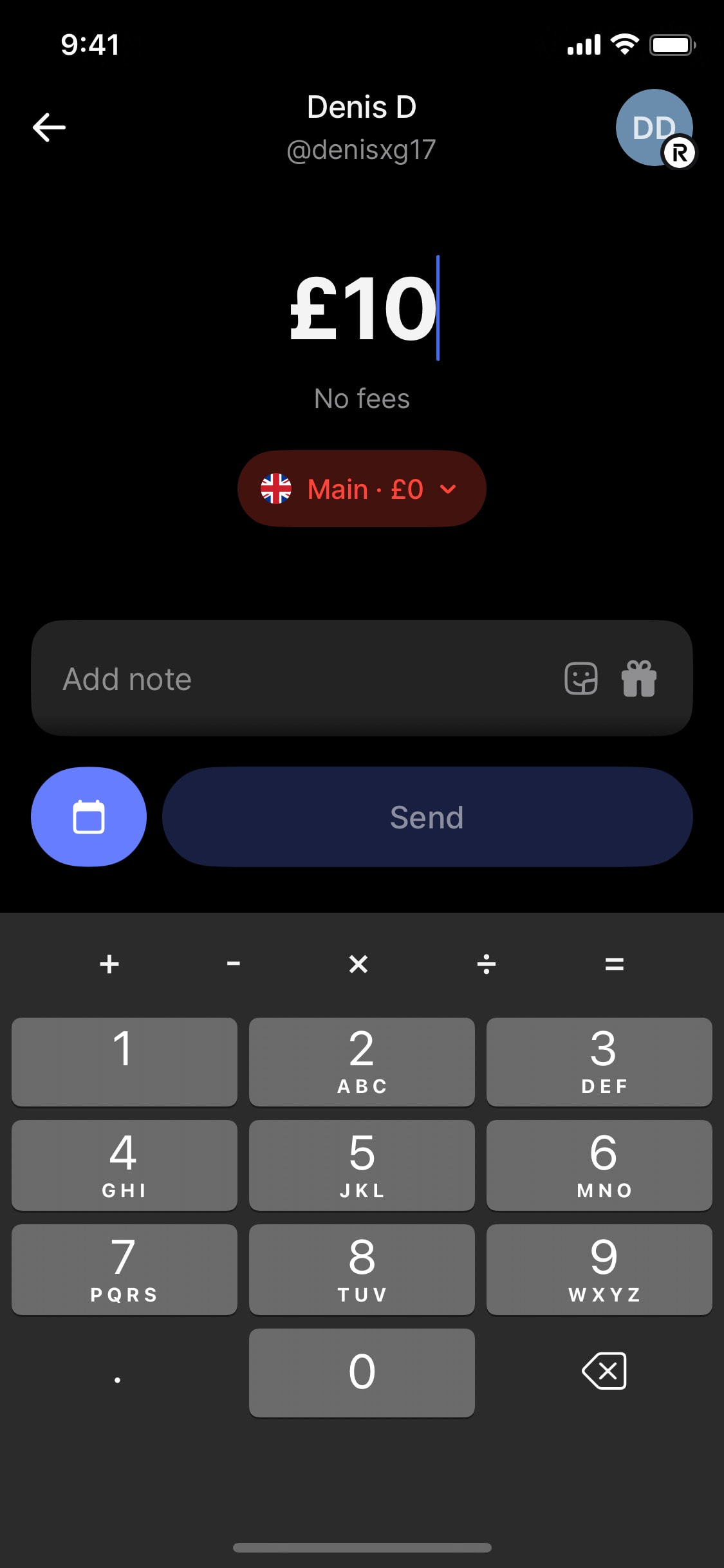 Revolut iOS screen 294
