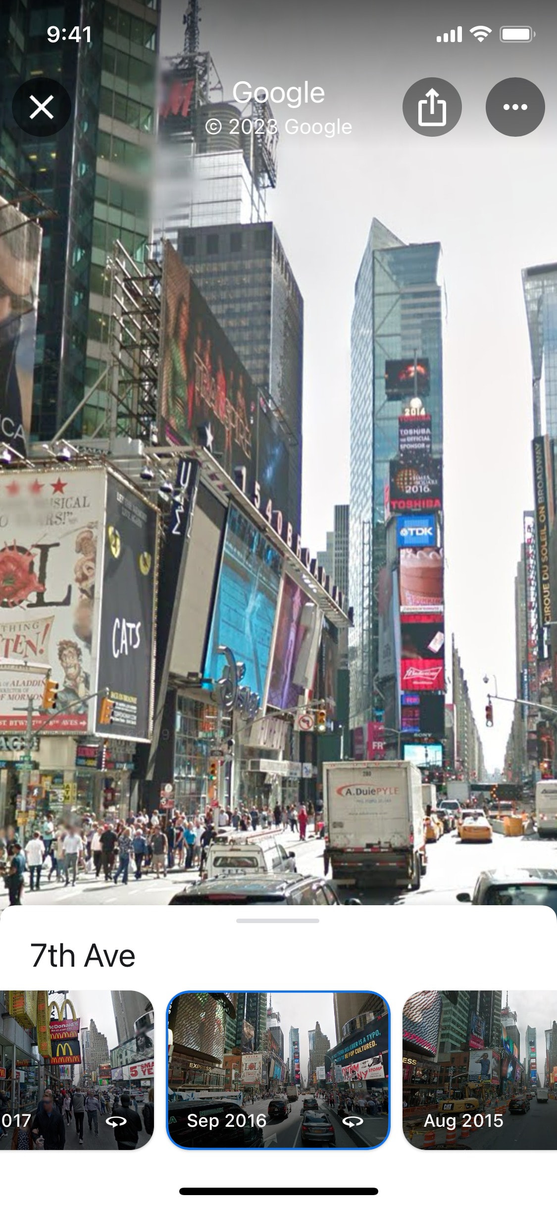 Google Maps iOS screen 66