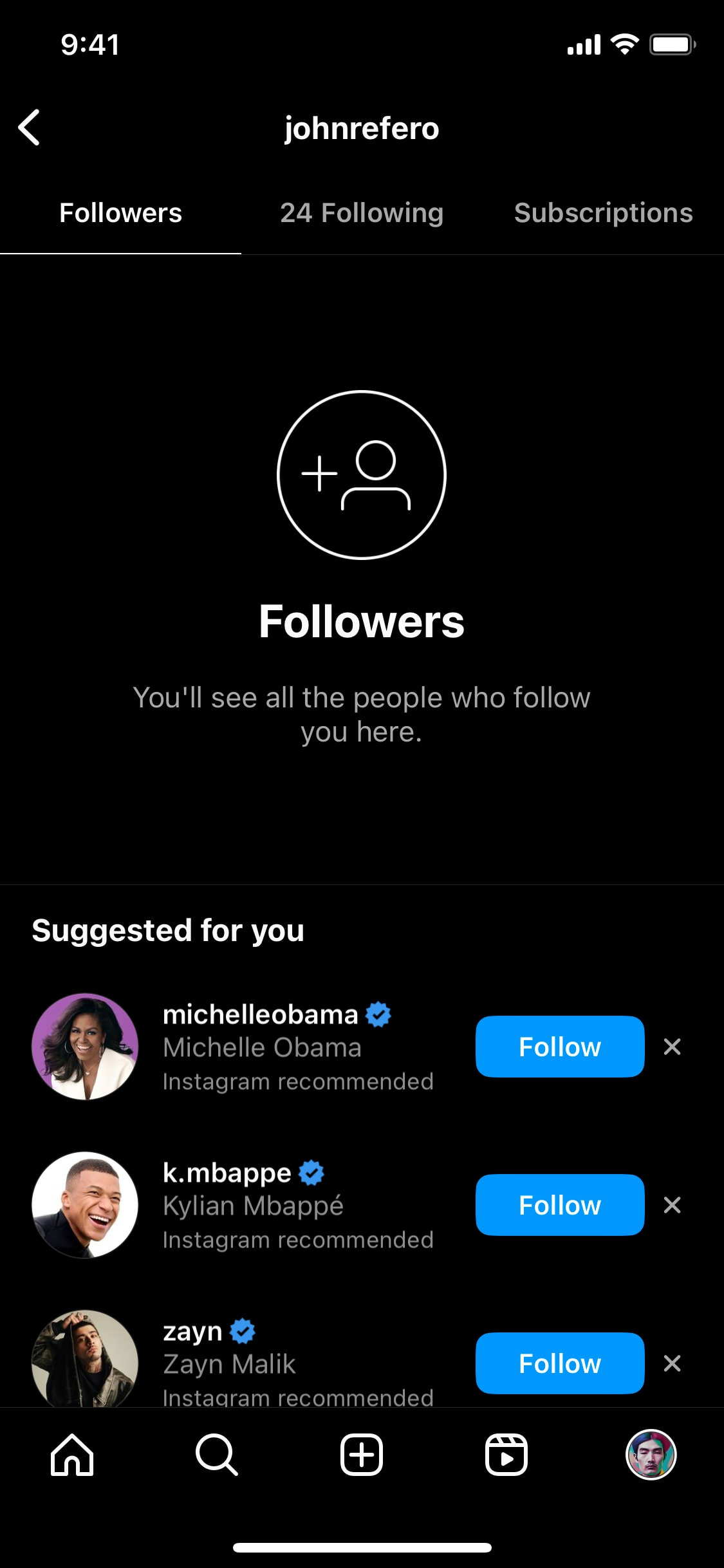 Instagram iOS screen 952