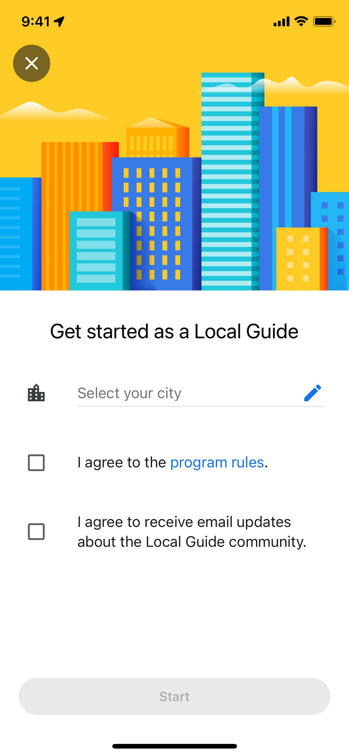Google Maps iOS screen 147