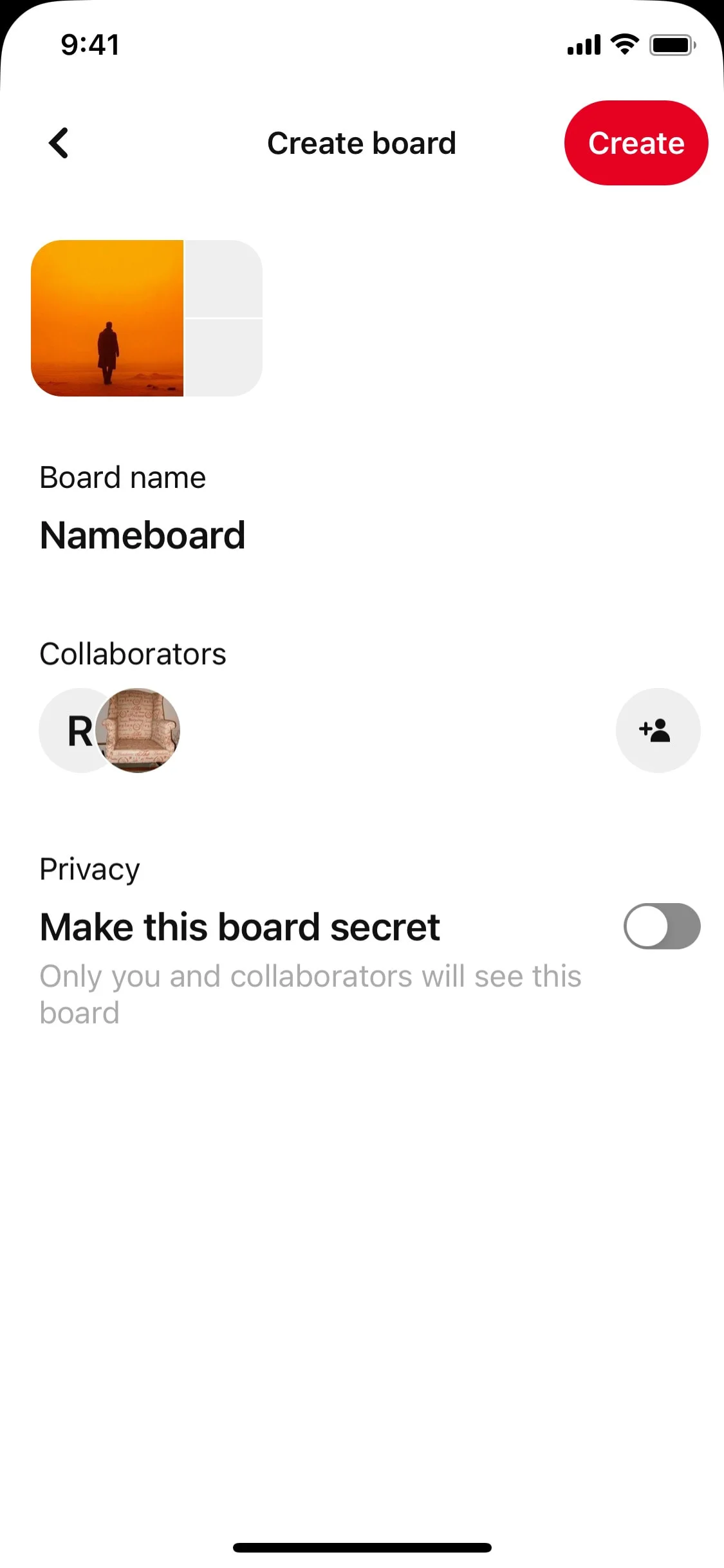 Pinterest iOS screen 8