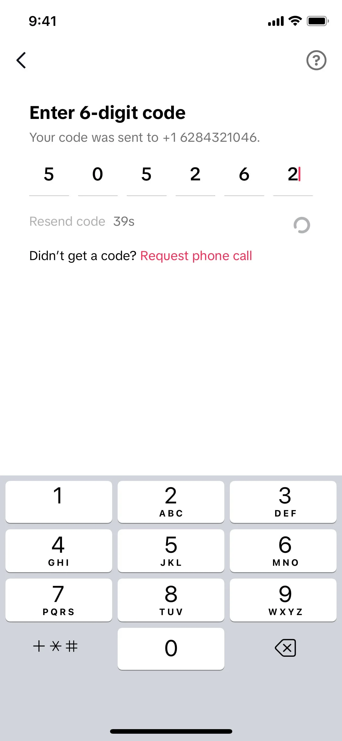 TikTok iOS screen 35