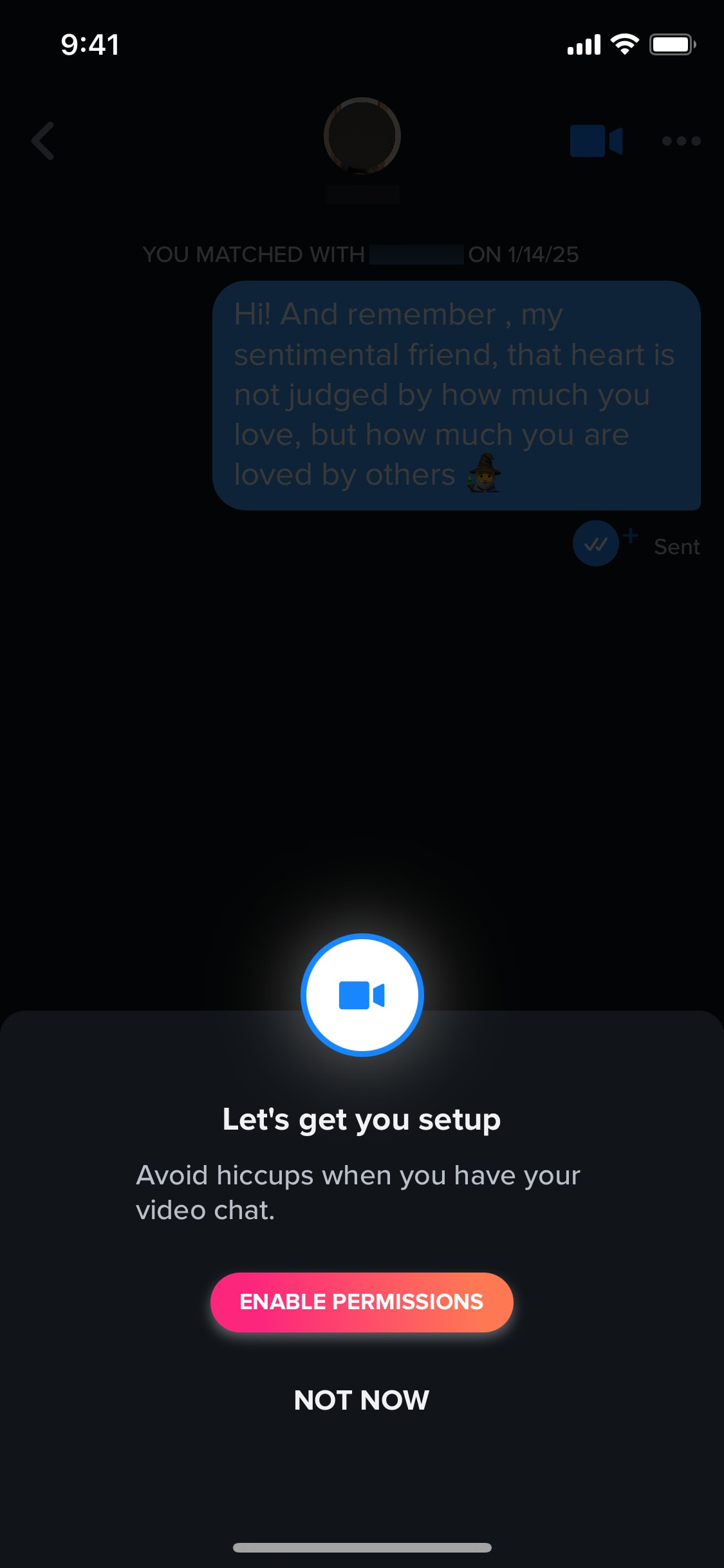 Tinder iOS screen 241