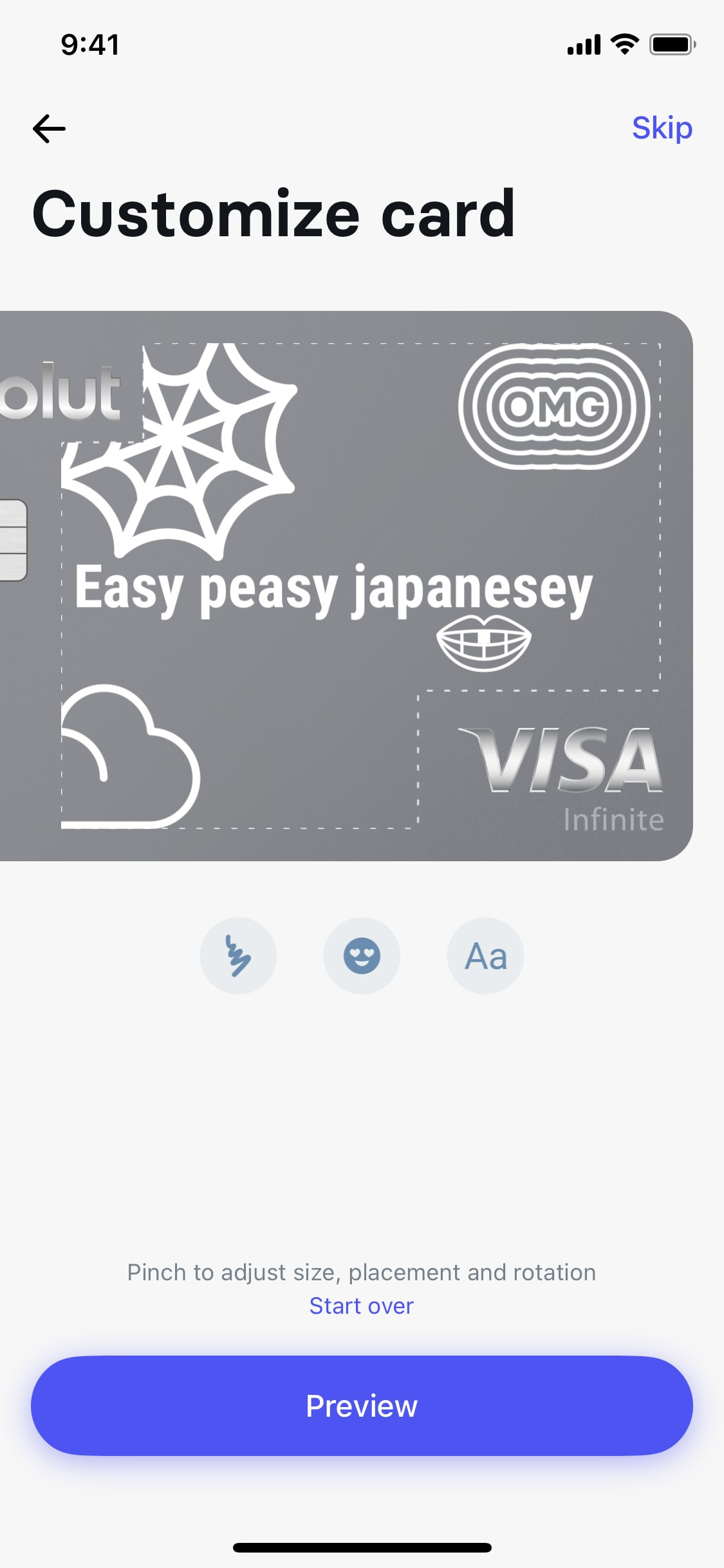 Revolut iOS screen 124