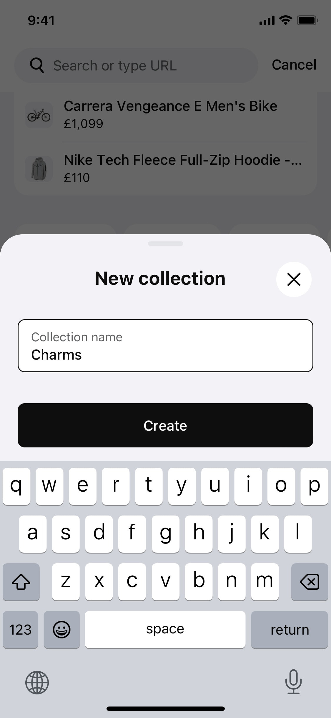 Klarna iOS screen 186