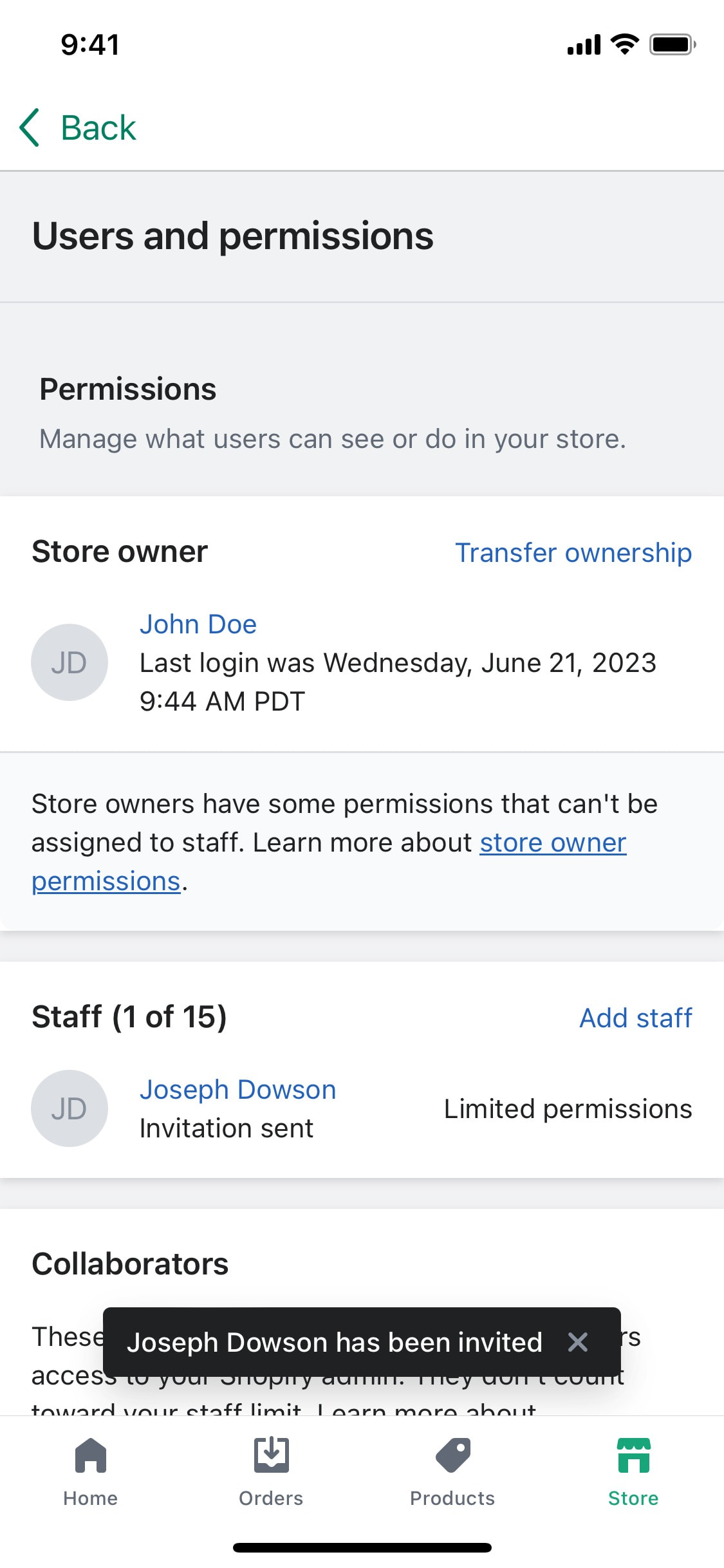 Shopify iOS screen 66