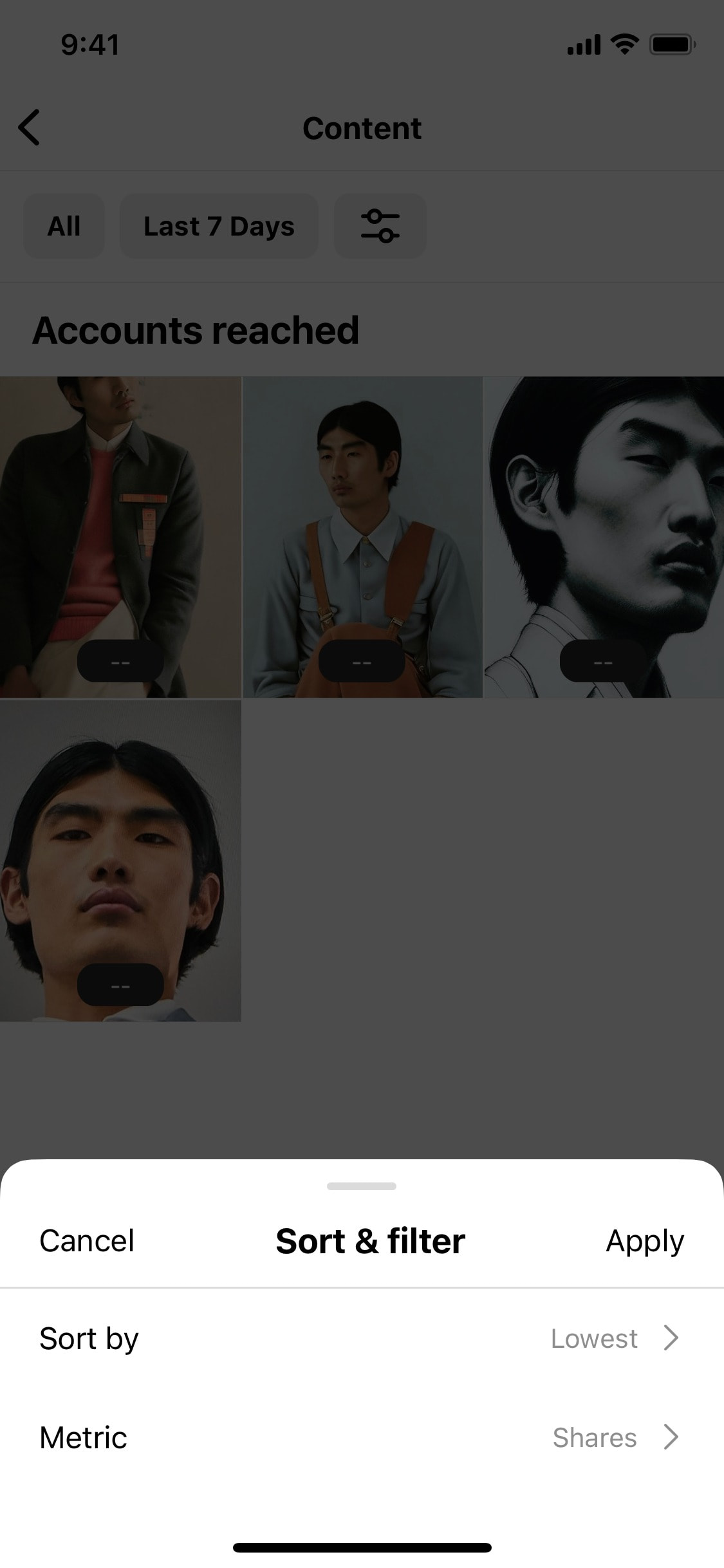 Instagram iOS screen 165