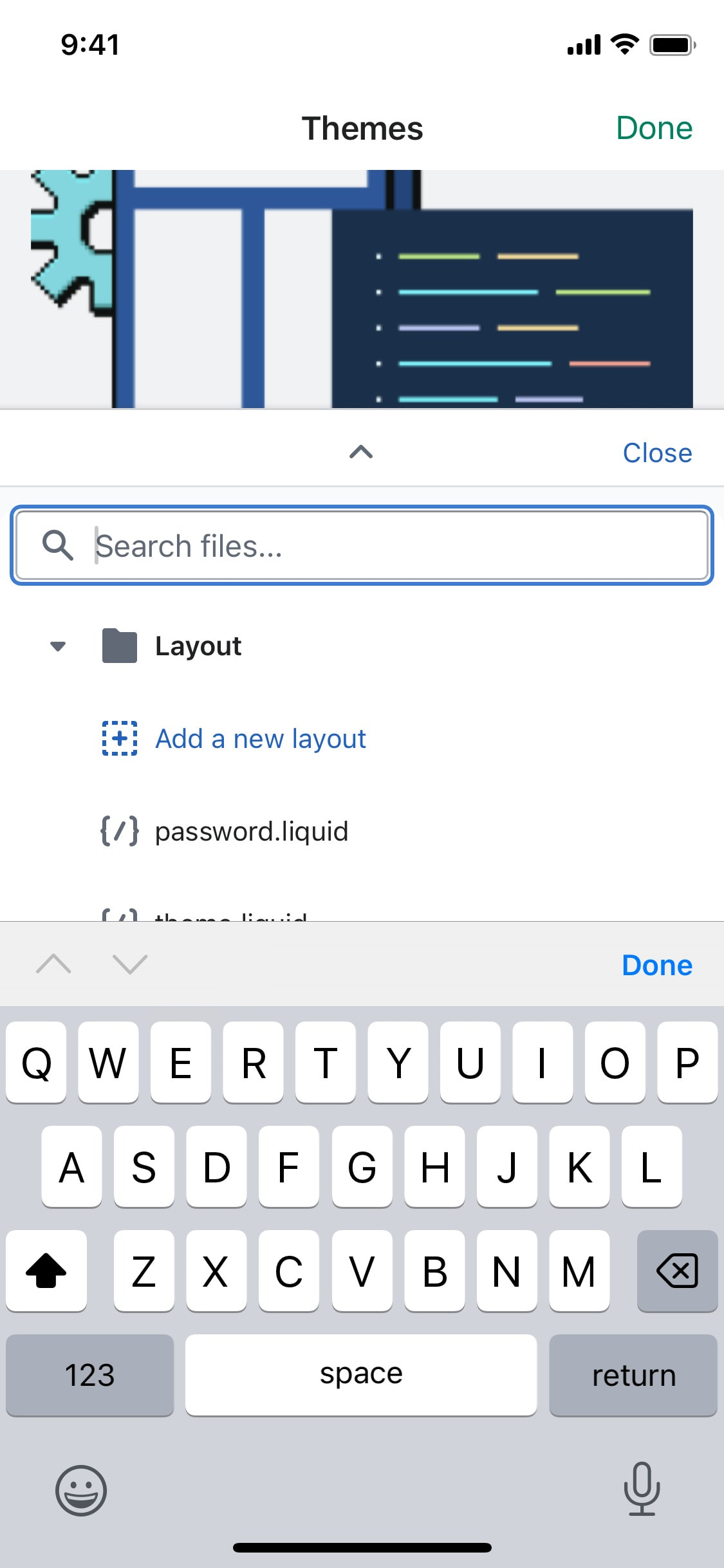 Shopify iOS screen 497