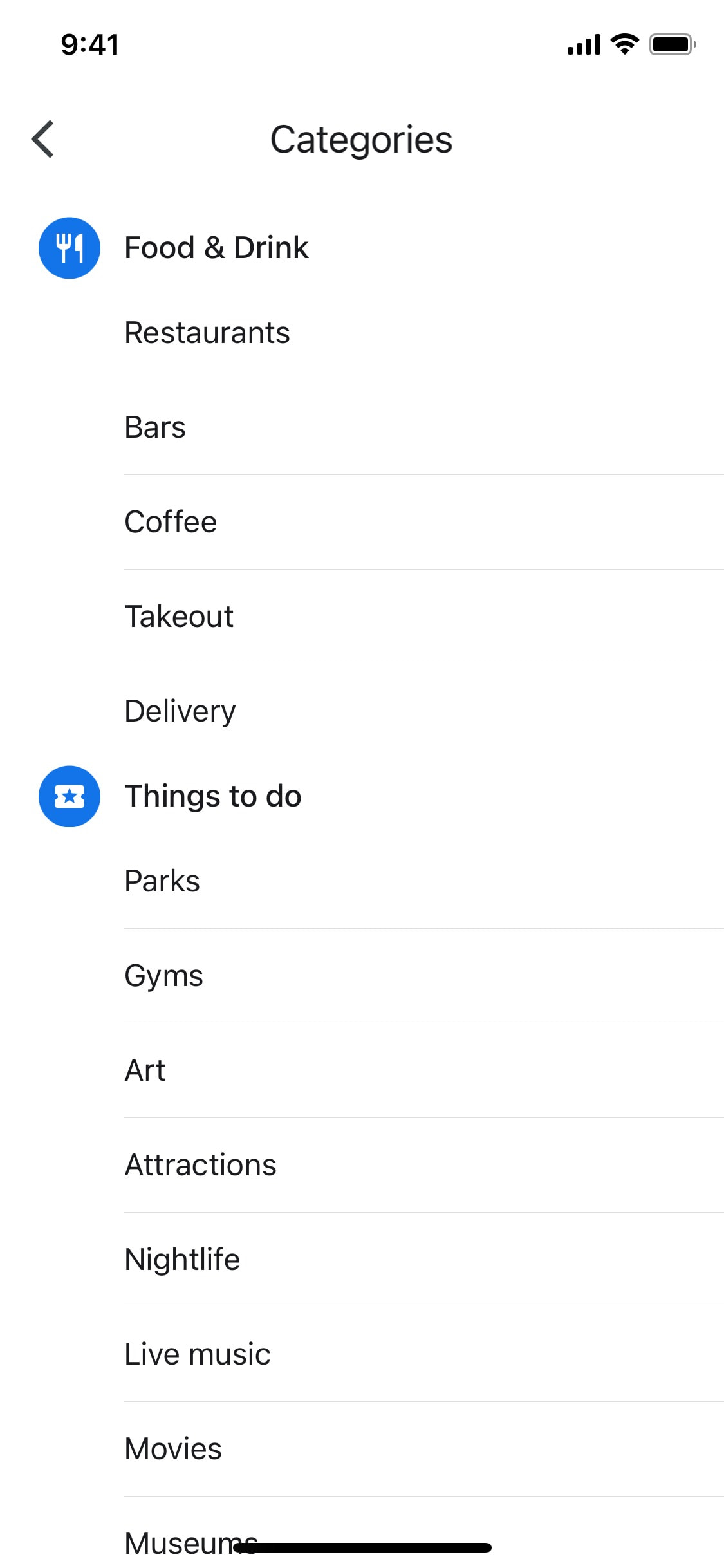 Google Maps iOS screen 631