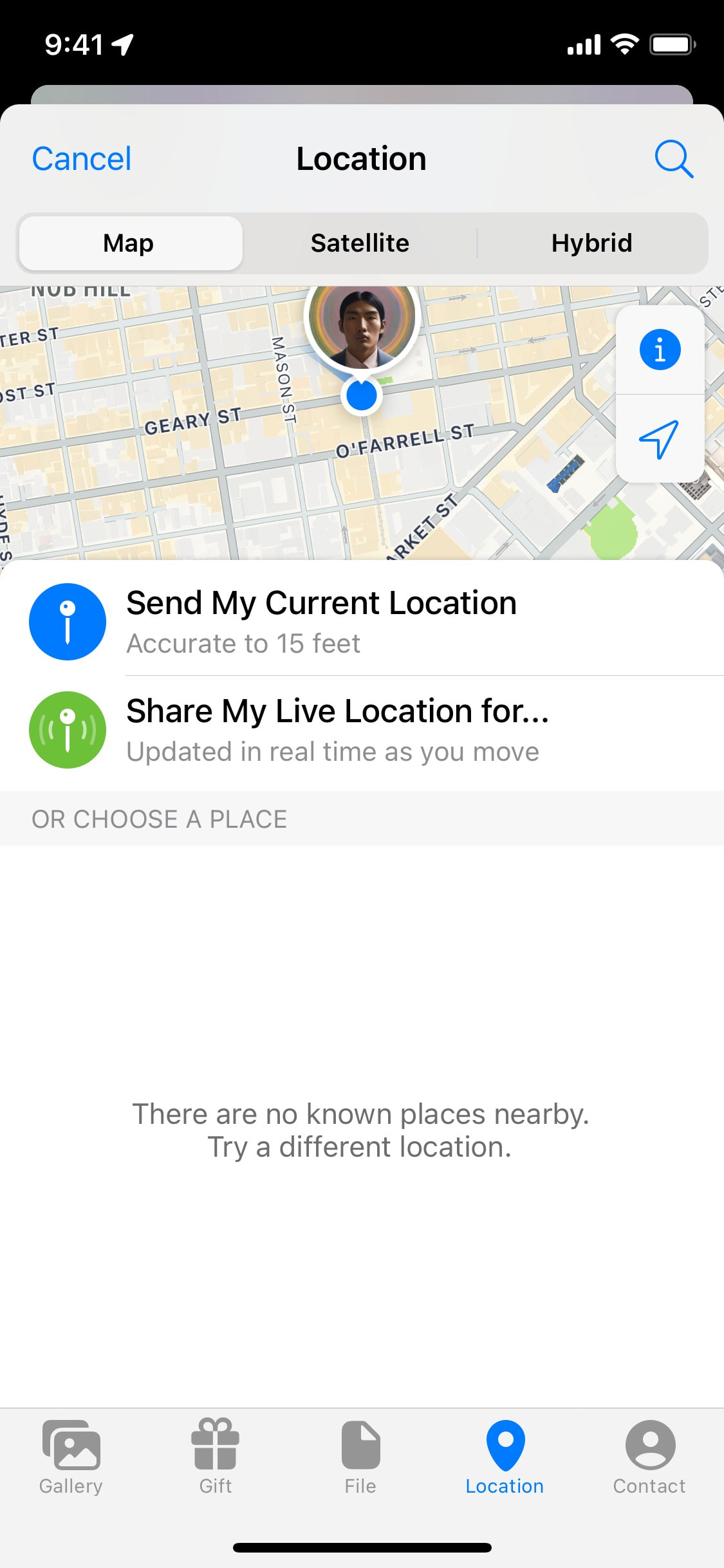 Telegram iOS screen 302