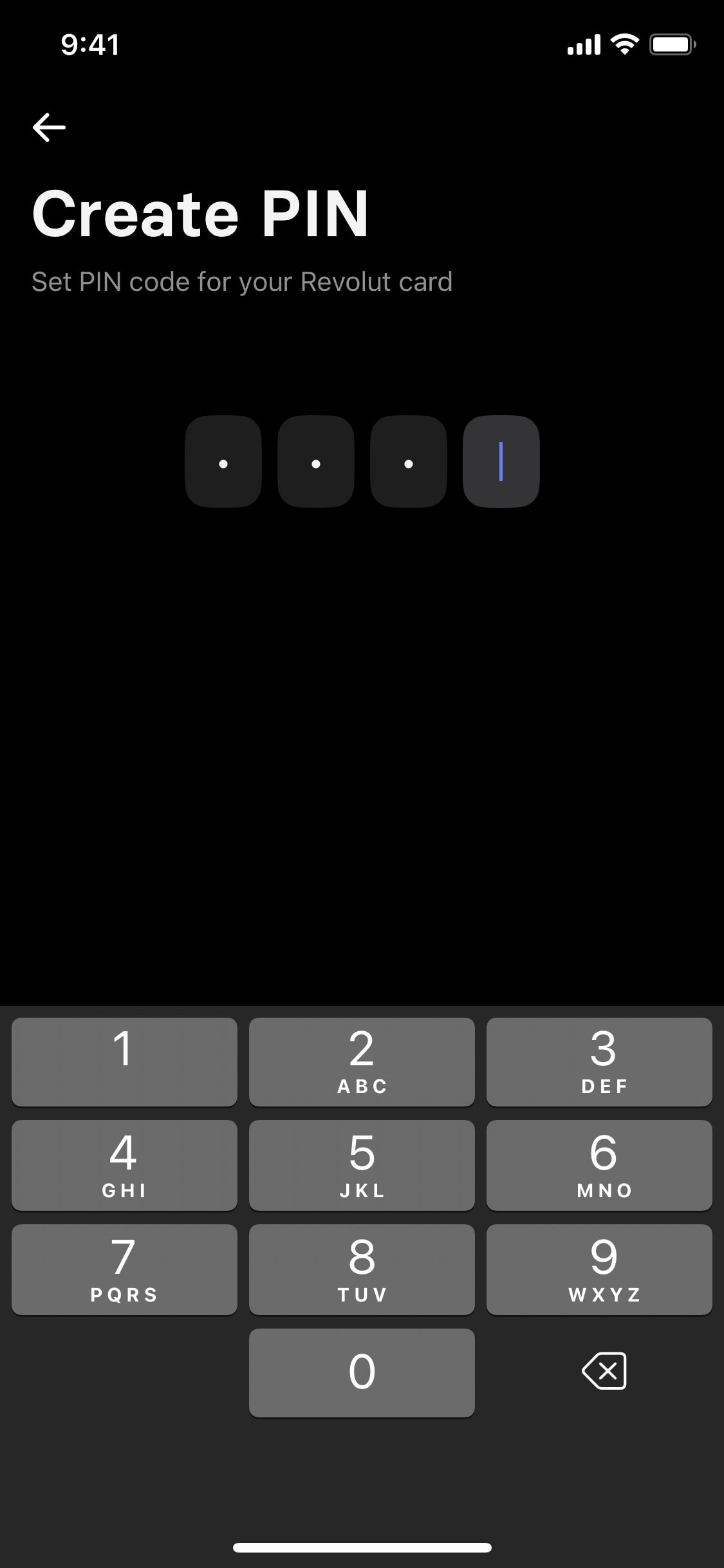 Revolut iOS screen 478