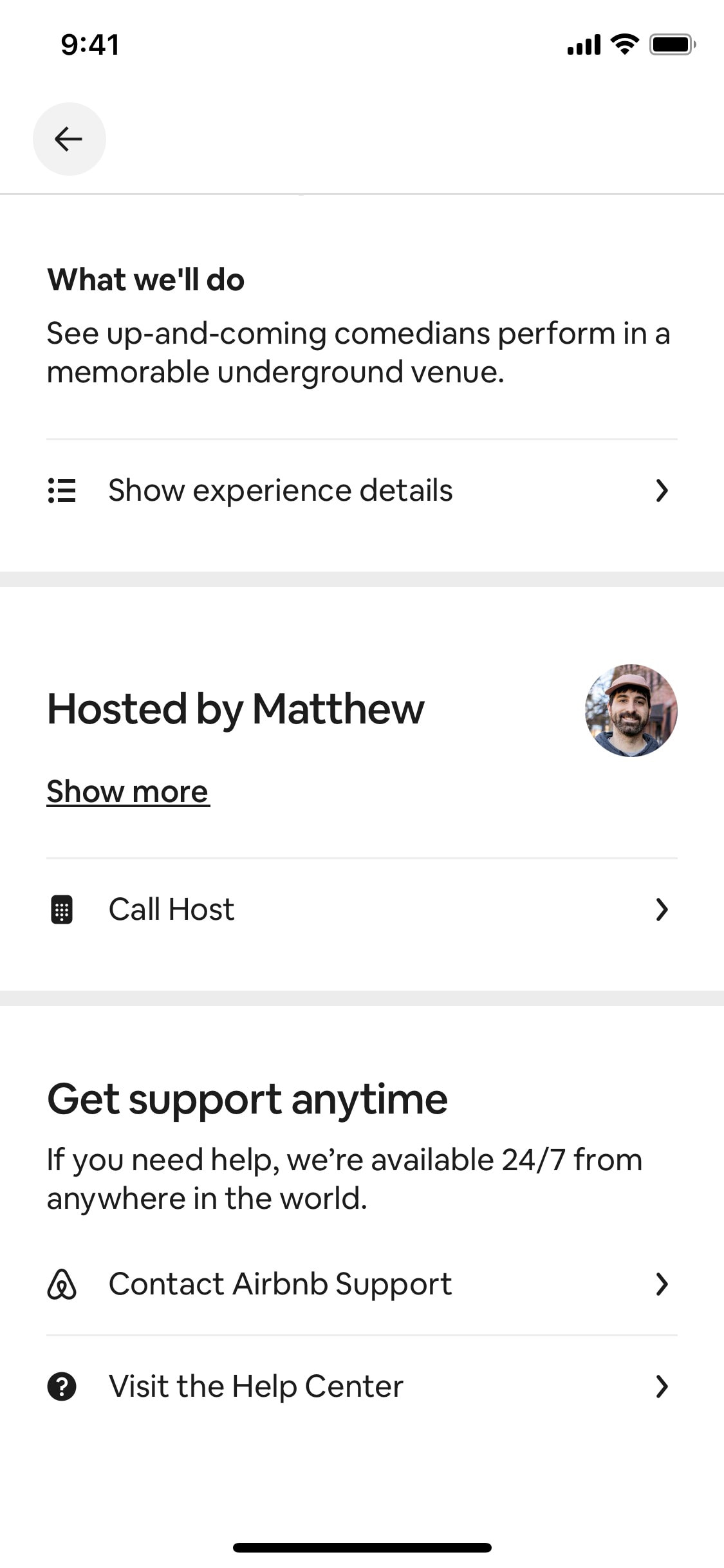 Airbnb iOS screen 169