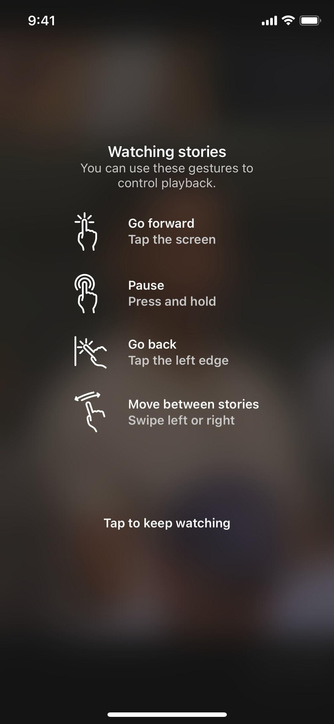 Instagram iOS screen 601