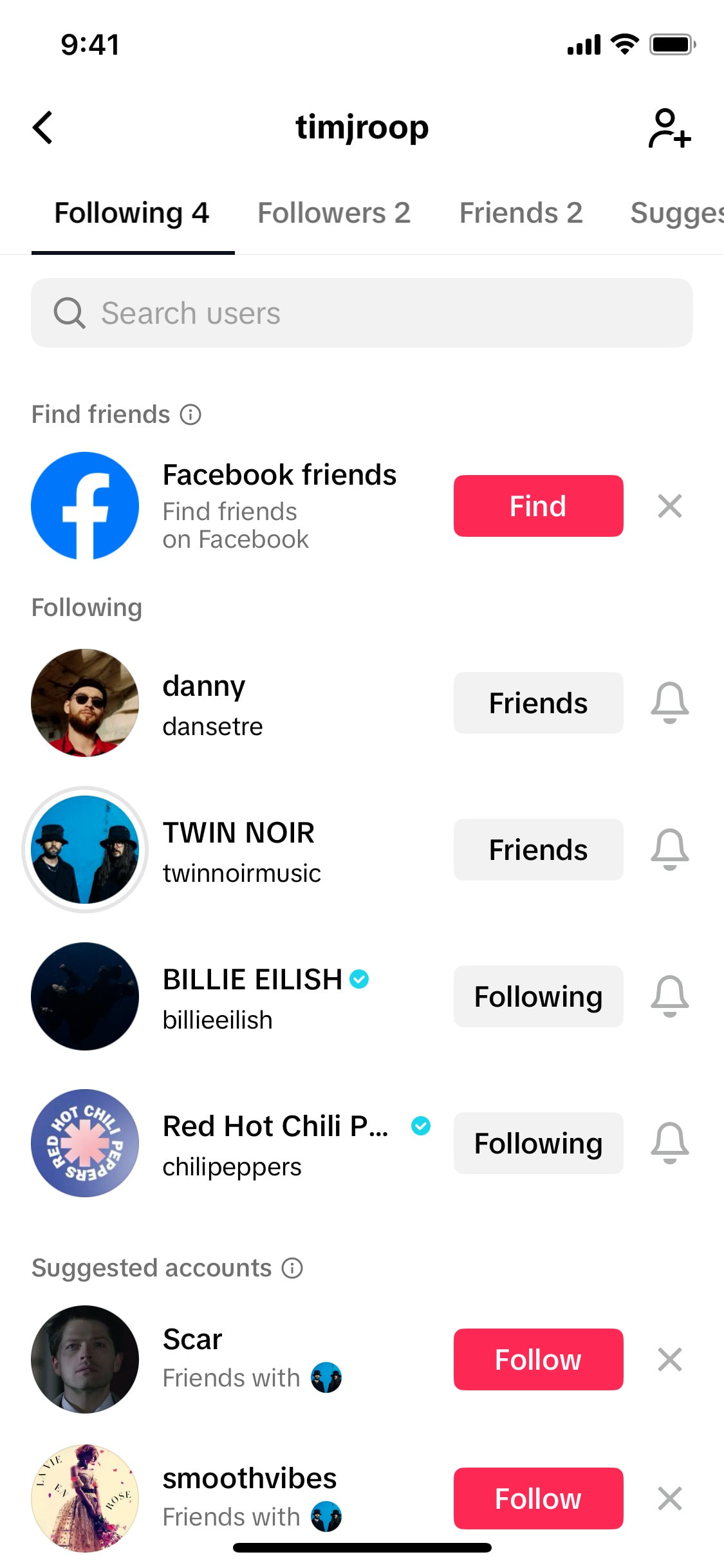 TikTok iOS screen 428