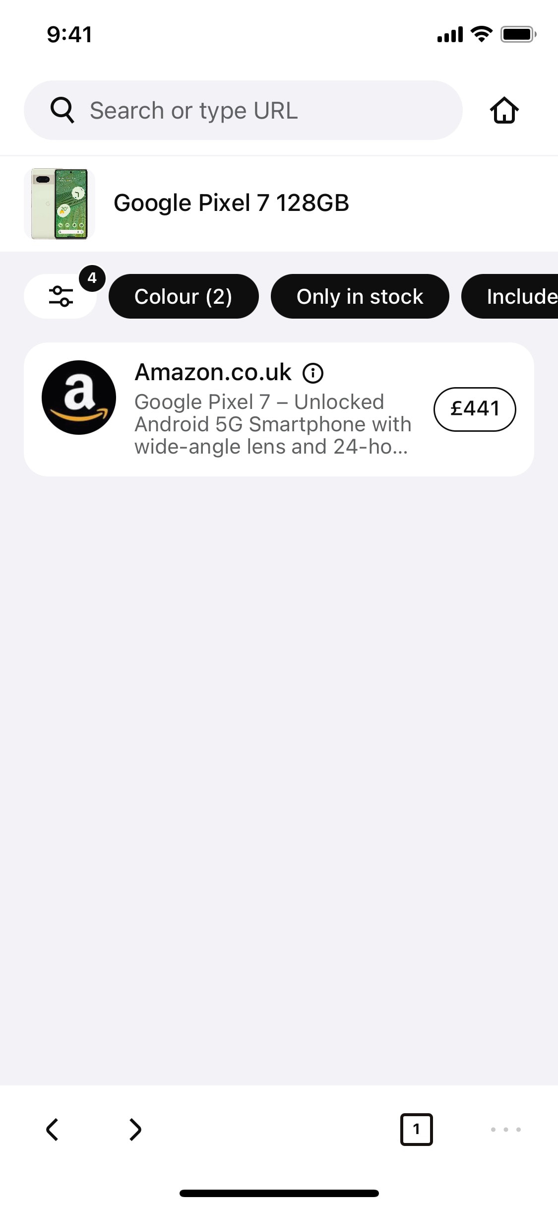 Klarna iOS screen 359