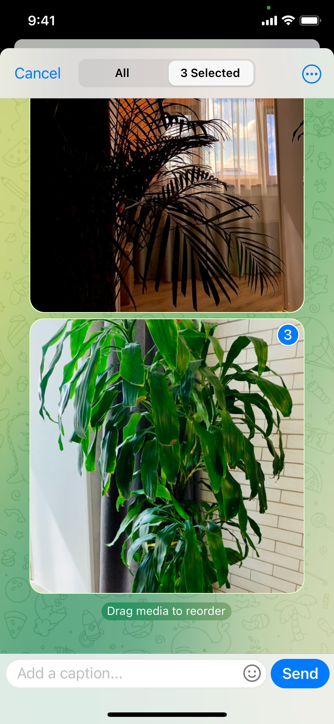 Telegram iOS screen 597