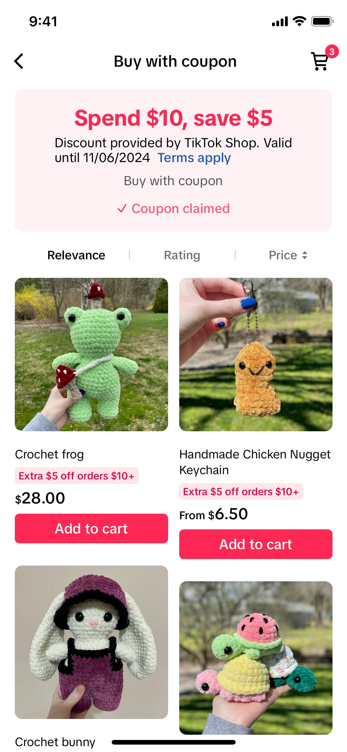 TikTok iOS screen 409