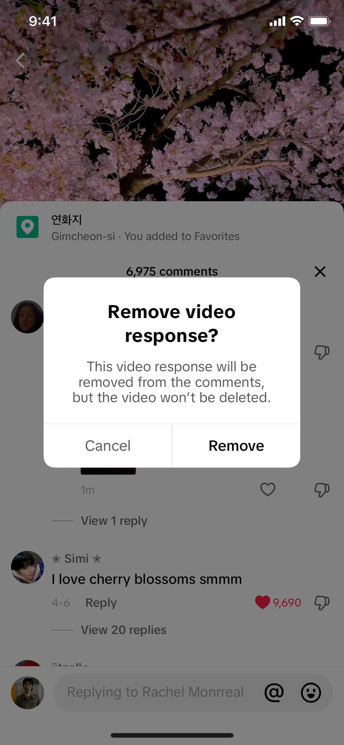 TikTok iOS screen 115