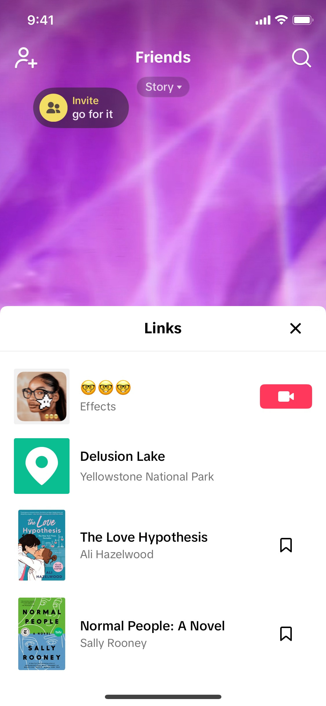 TikTok iOS screen 354