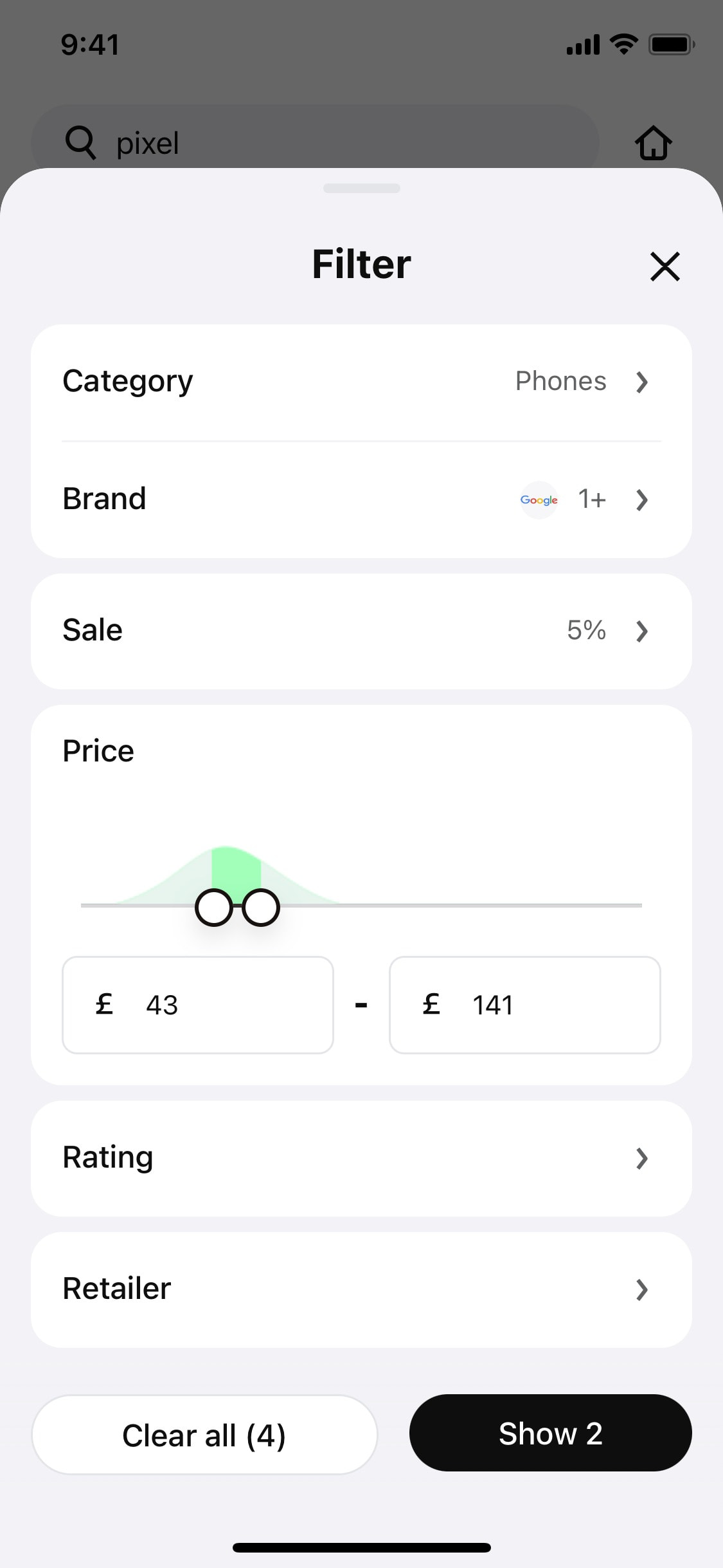 Klarna iOS screen 522