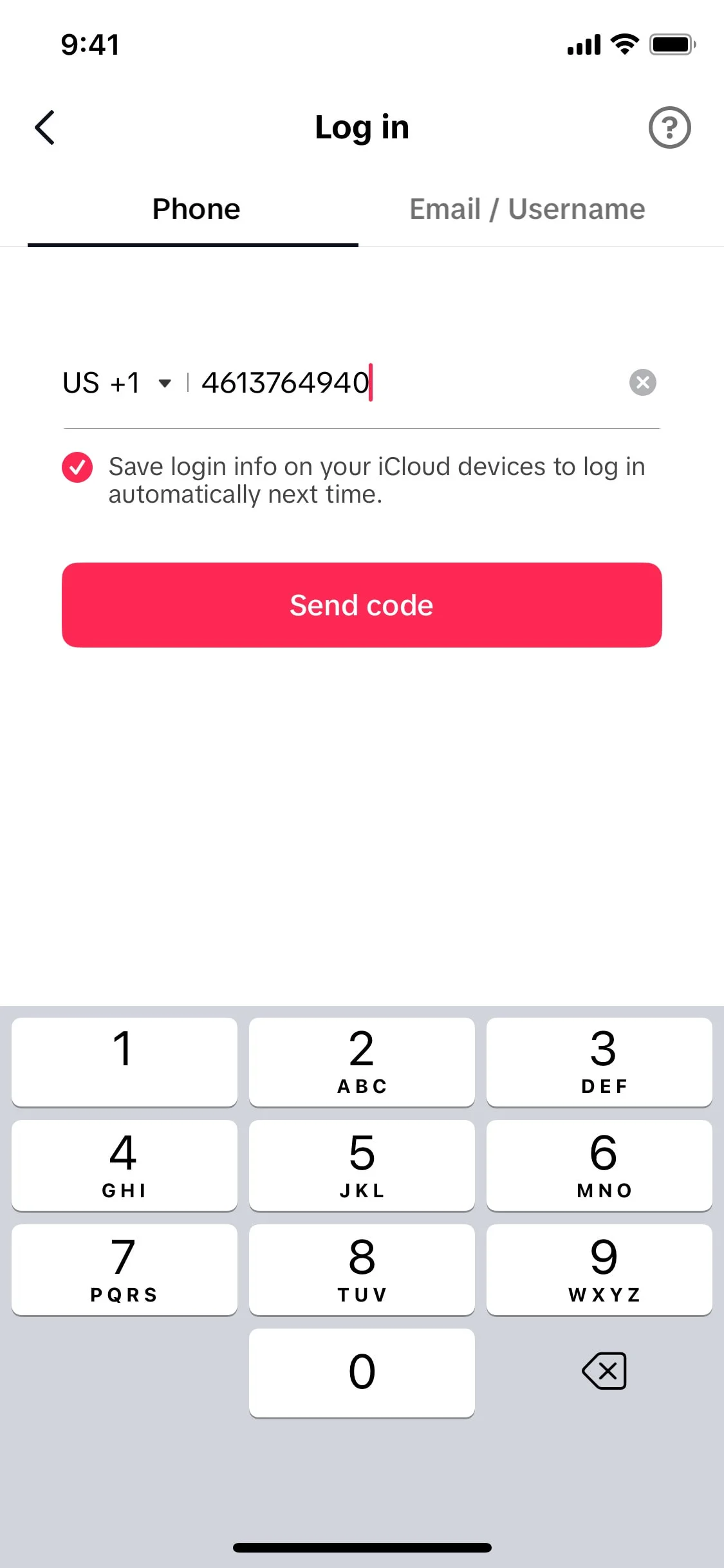 TikTok iOS screen 18