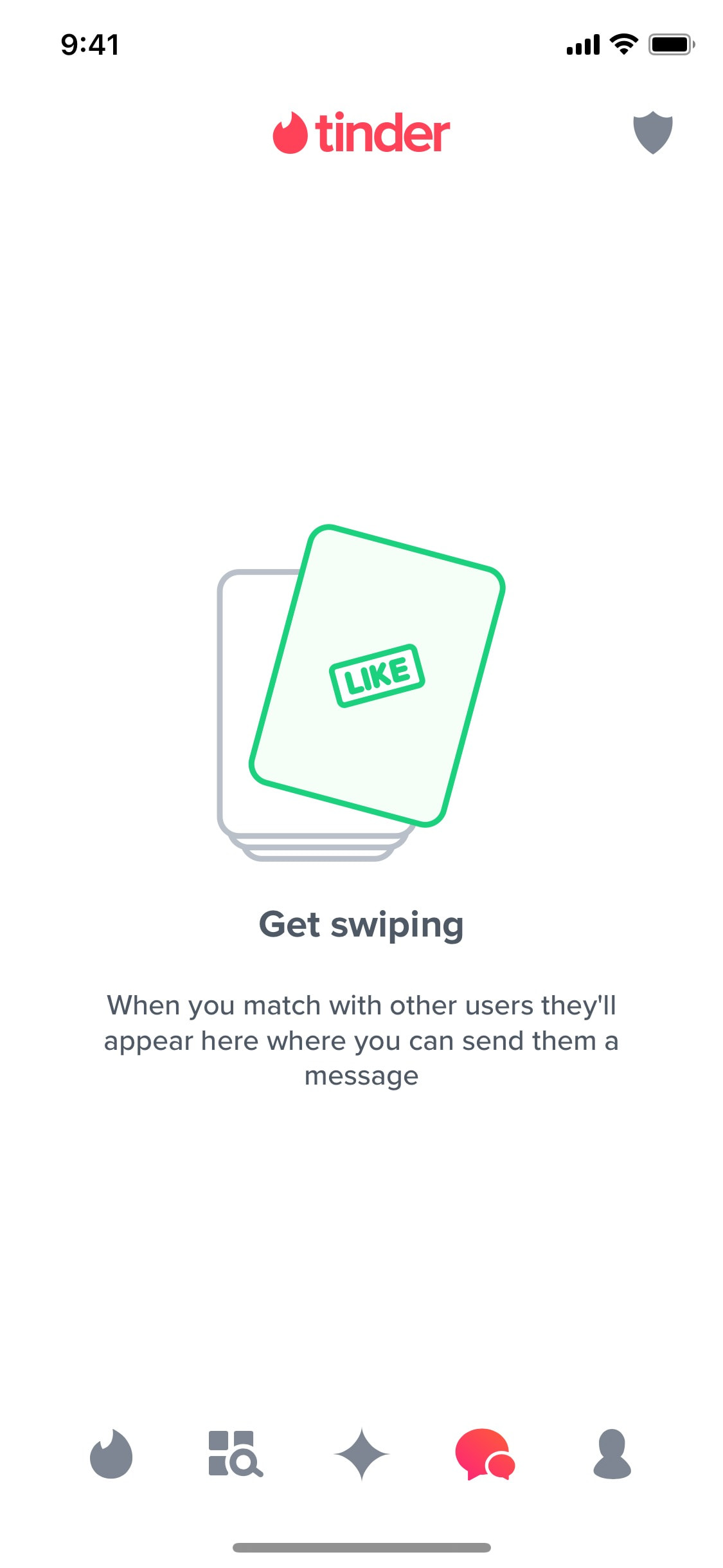 Tinder iOS screen 474