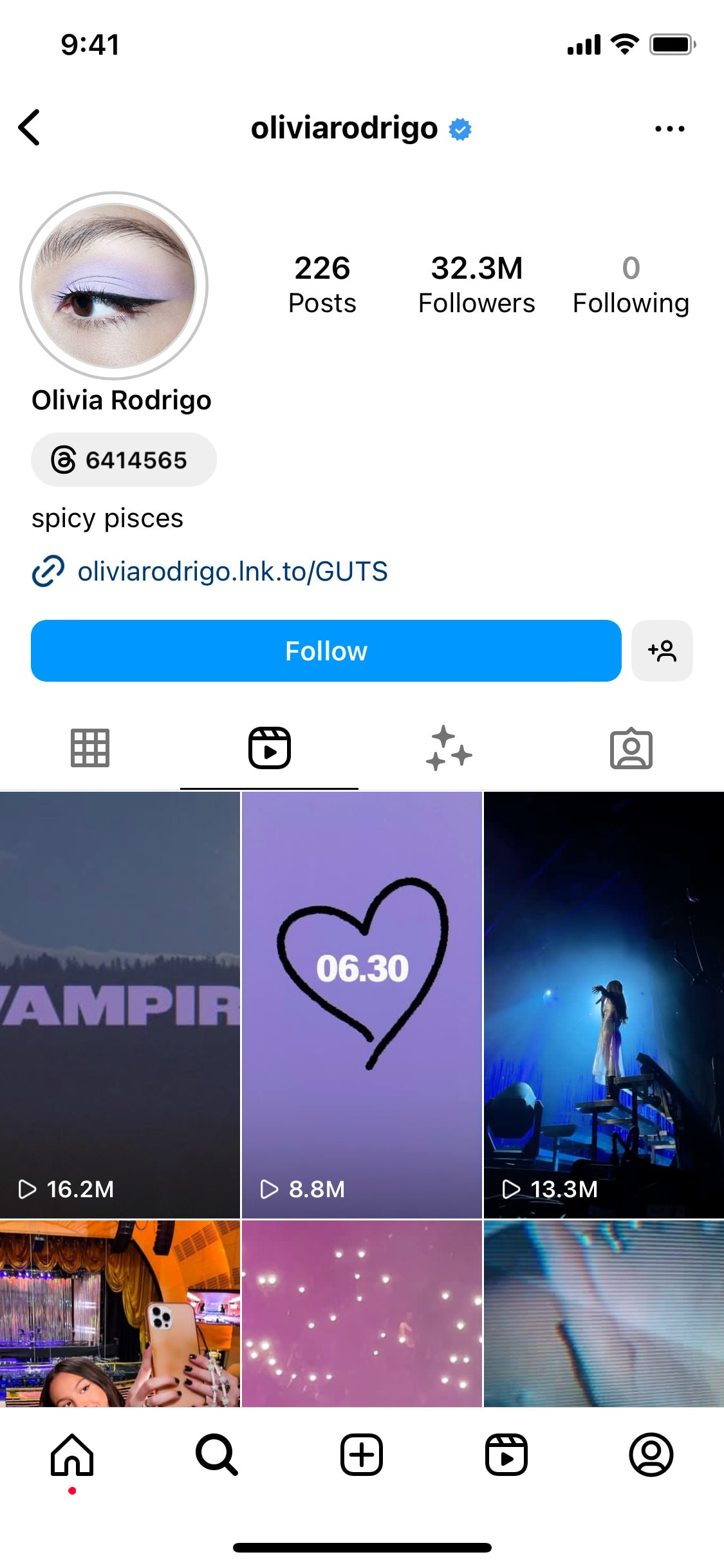 Instagram iOS screen 783