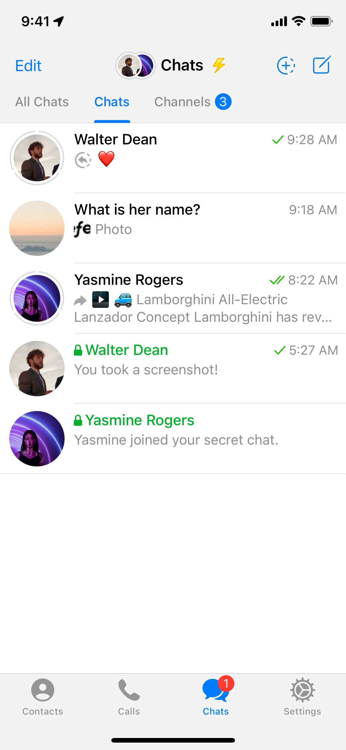 Telegram iOS screen 771