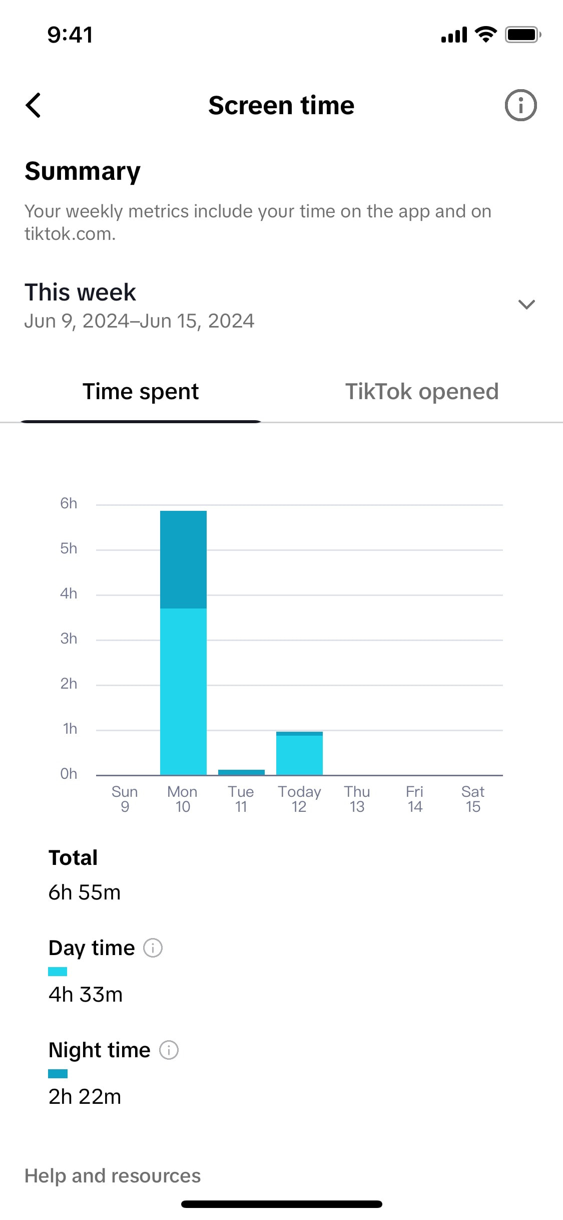 TikTok iOS screen 500