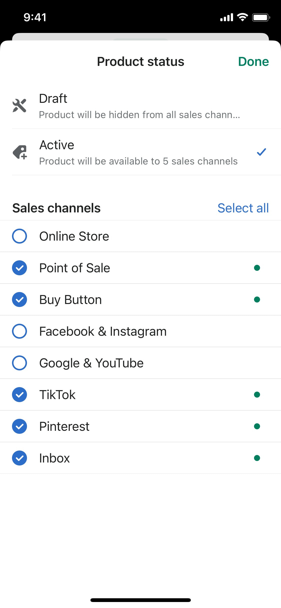 Shopify iOS screen 463