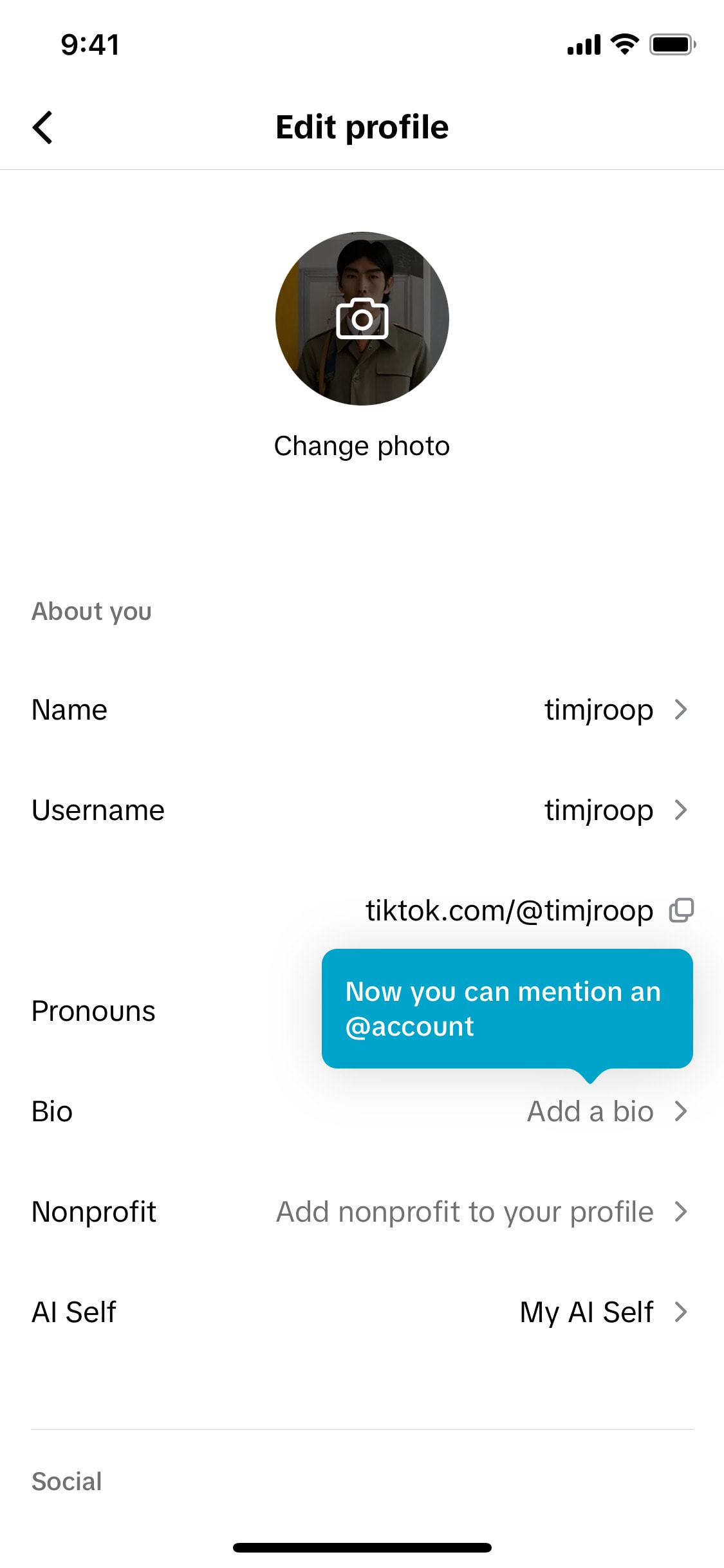 TikTok iOS screen 273