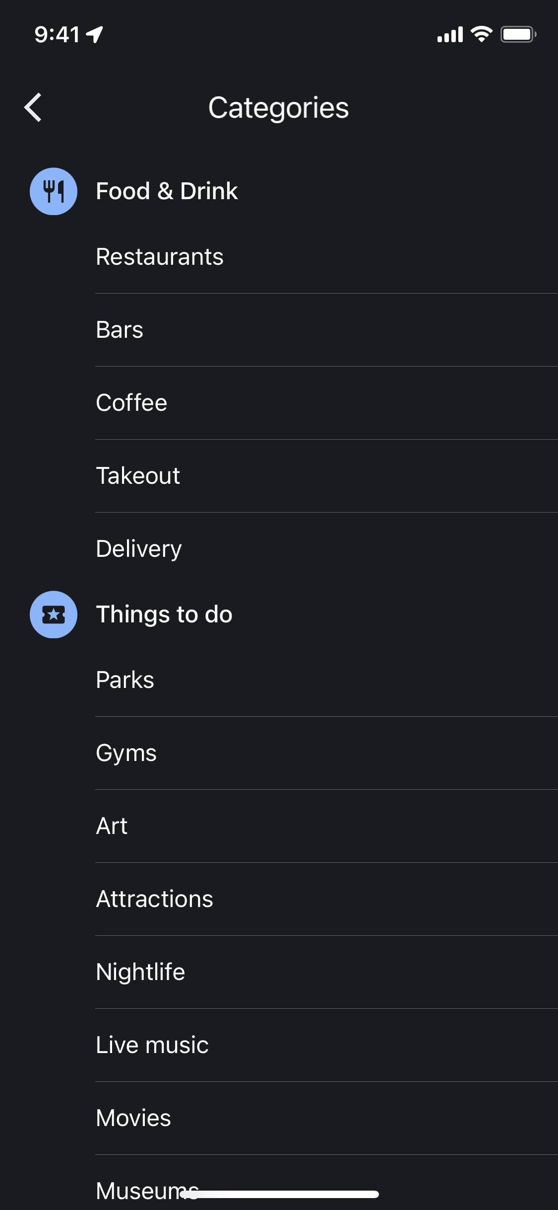 Google Maps iOS screen 363