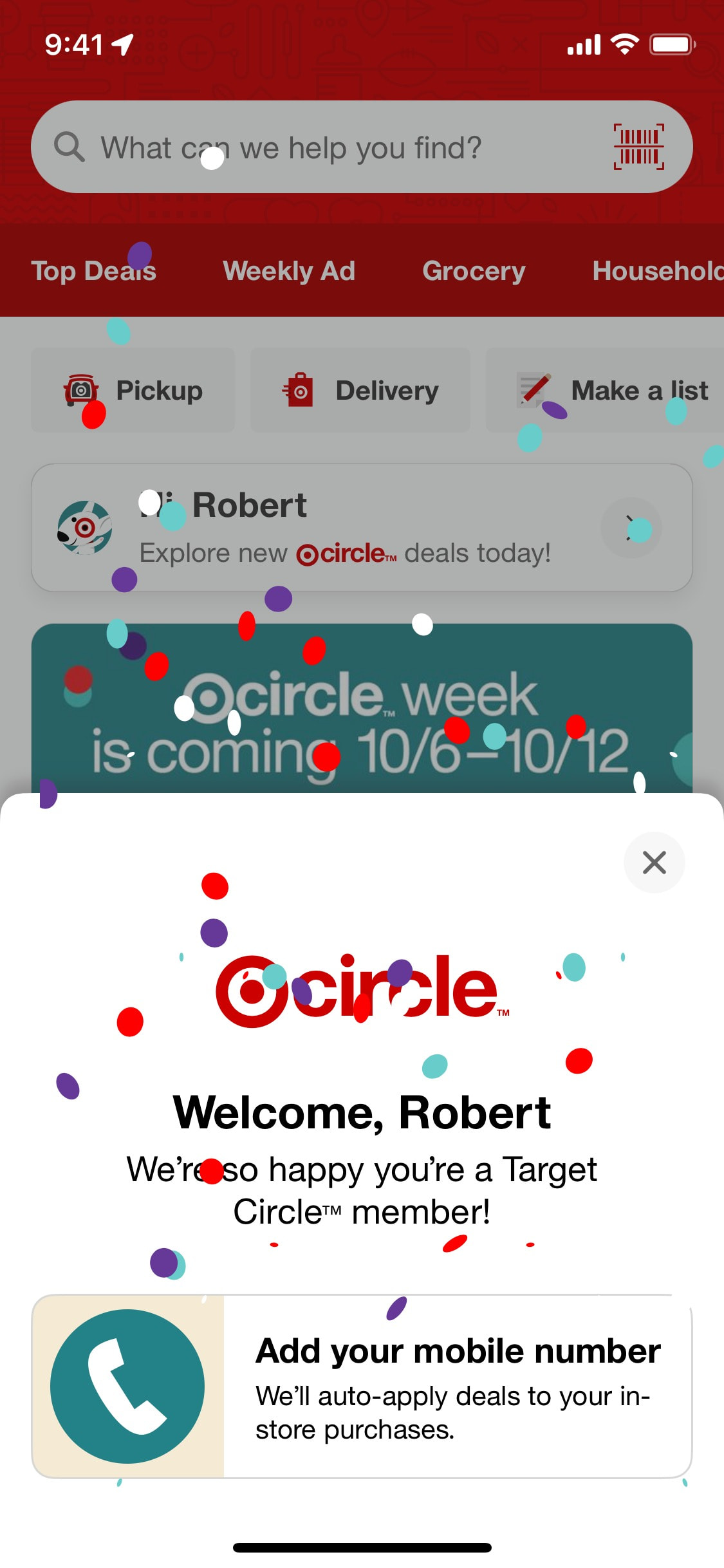 Target iOS screen 54