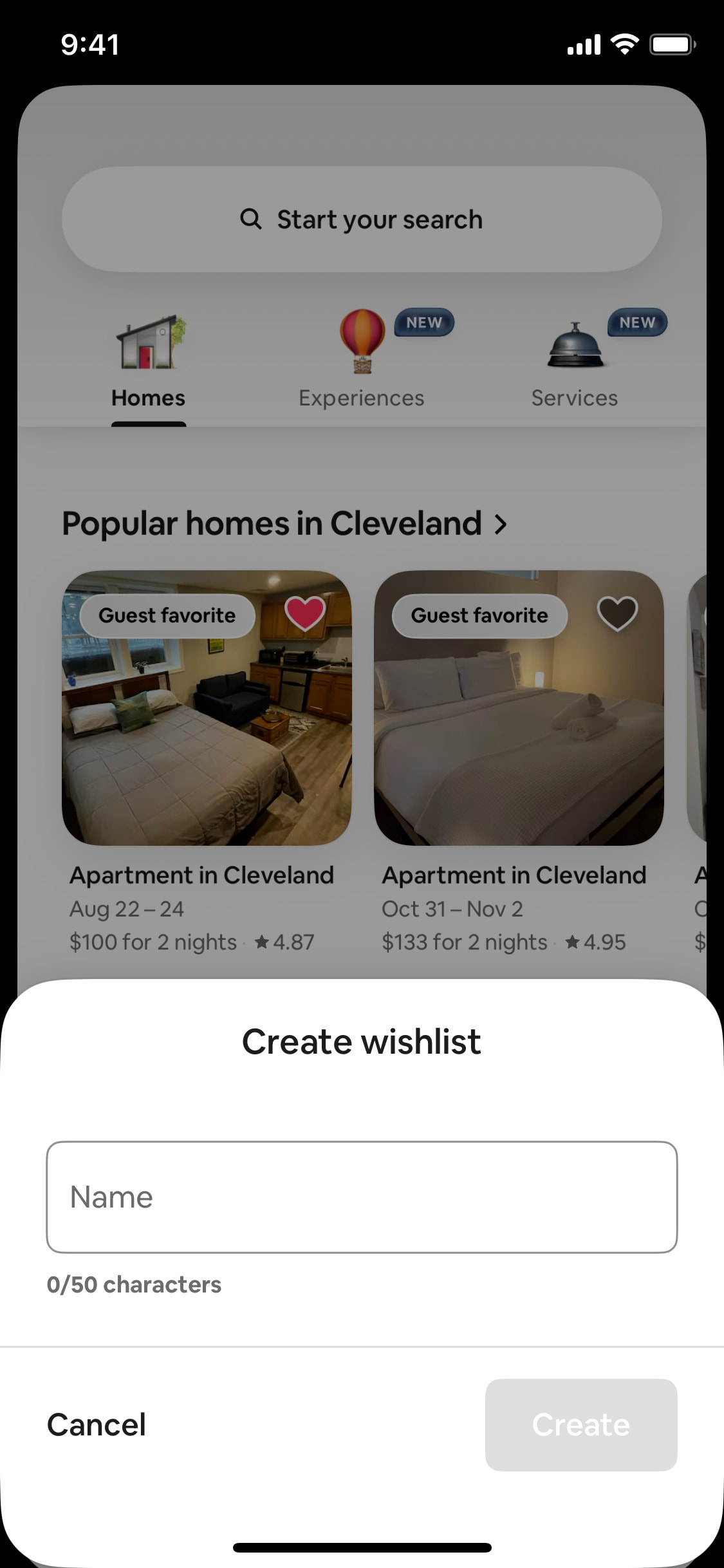 Airbnb iOS screen 291