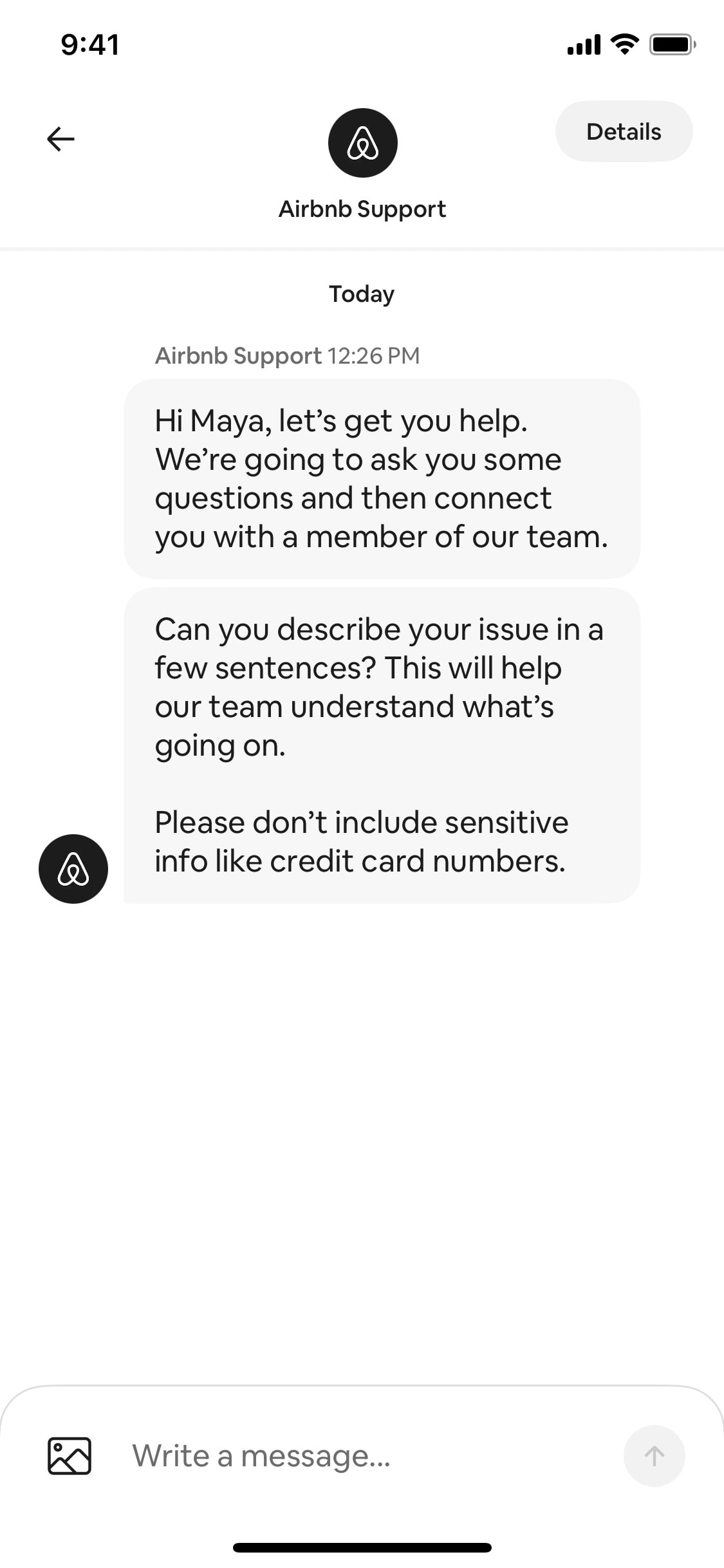 Airbnb iOS screen 240