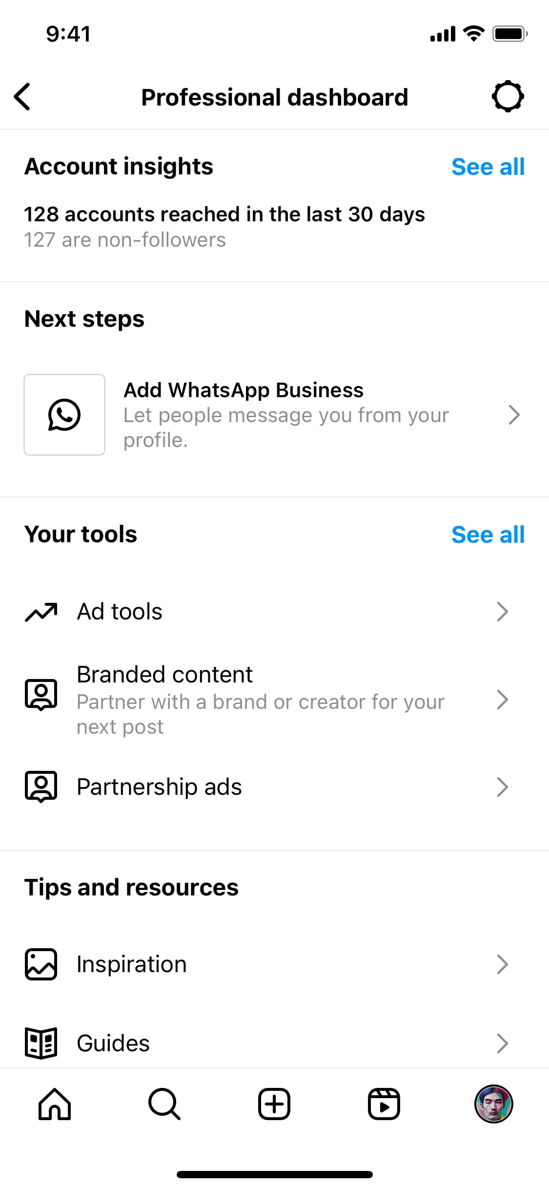 Instagram iOS screen 274