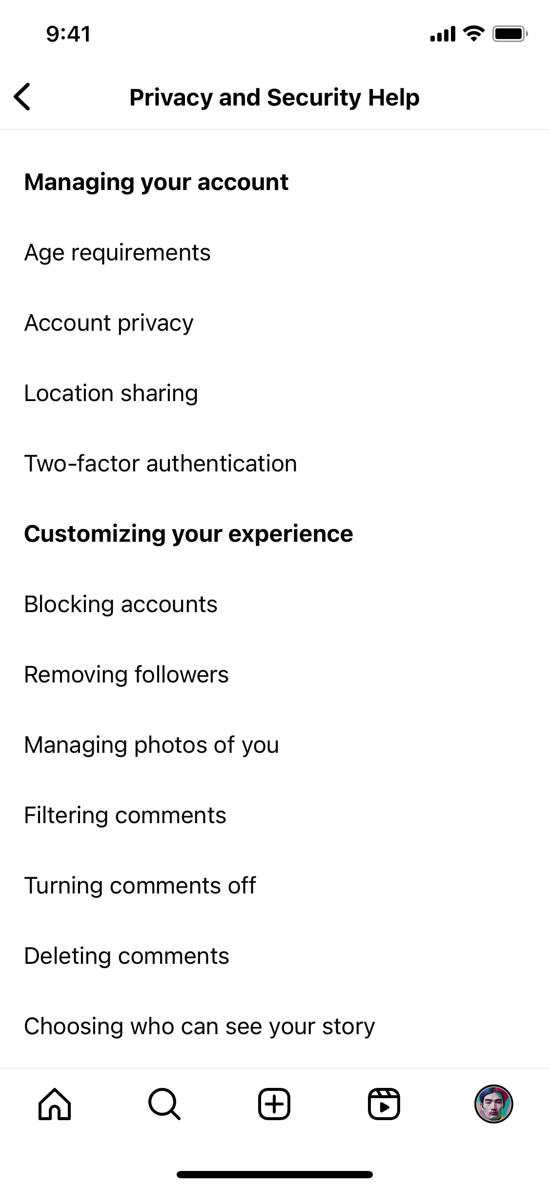 Instagram iOS screen 790