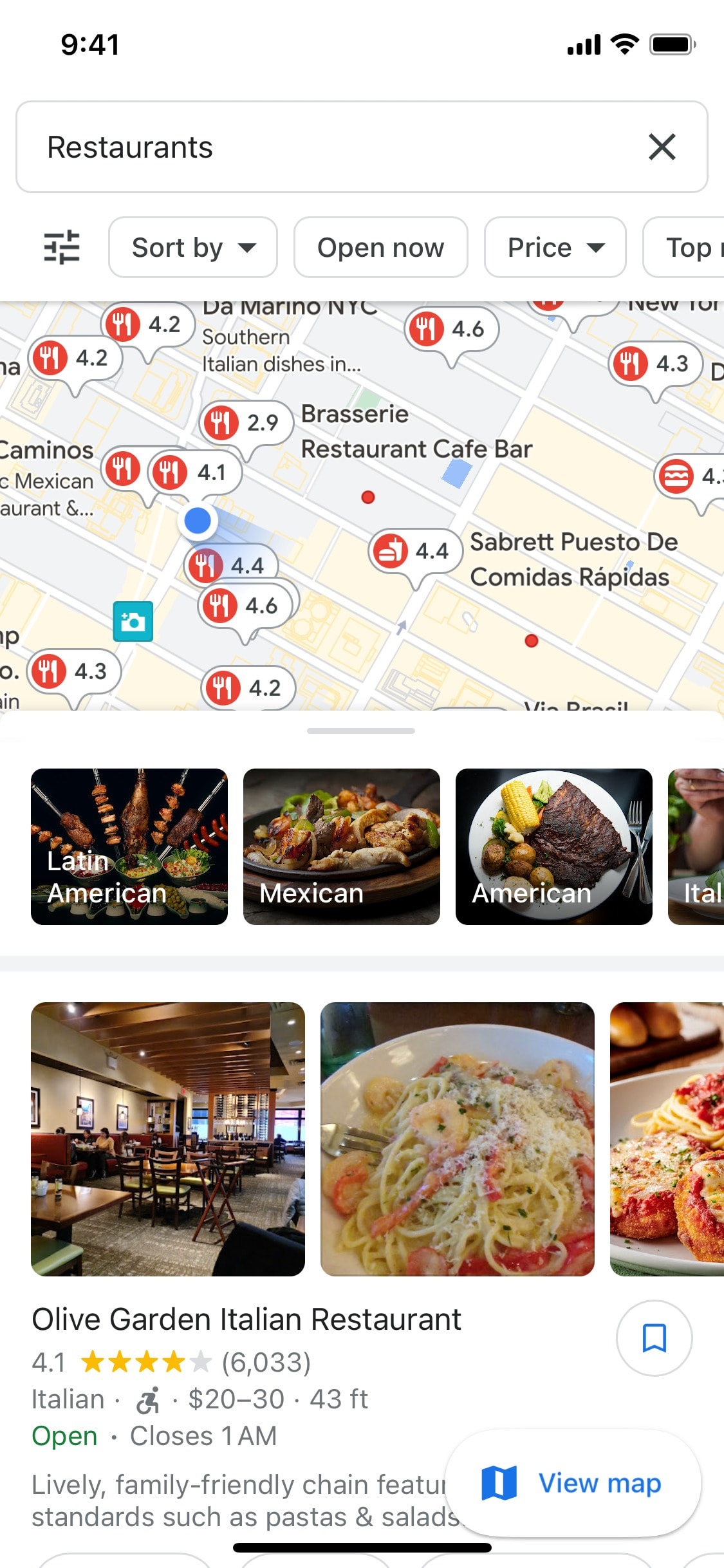 Google Maps iOS screen 67